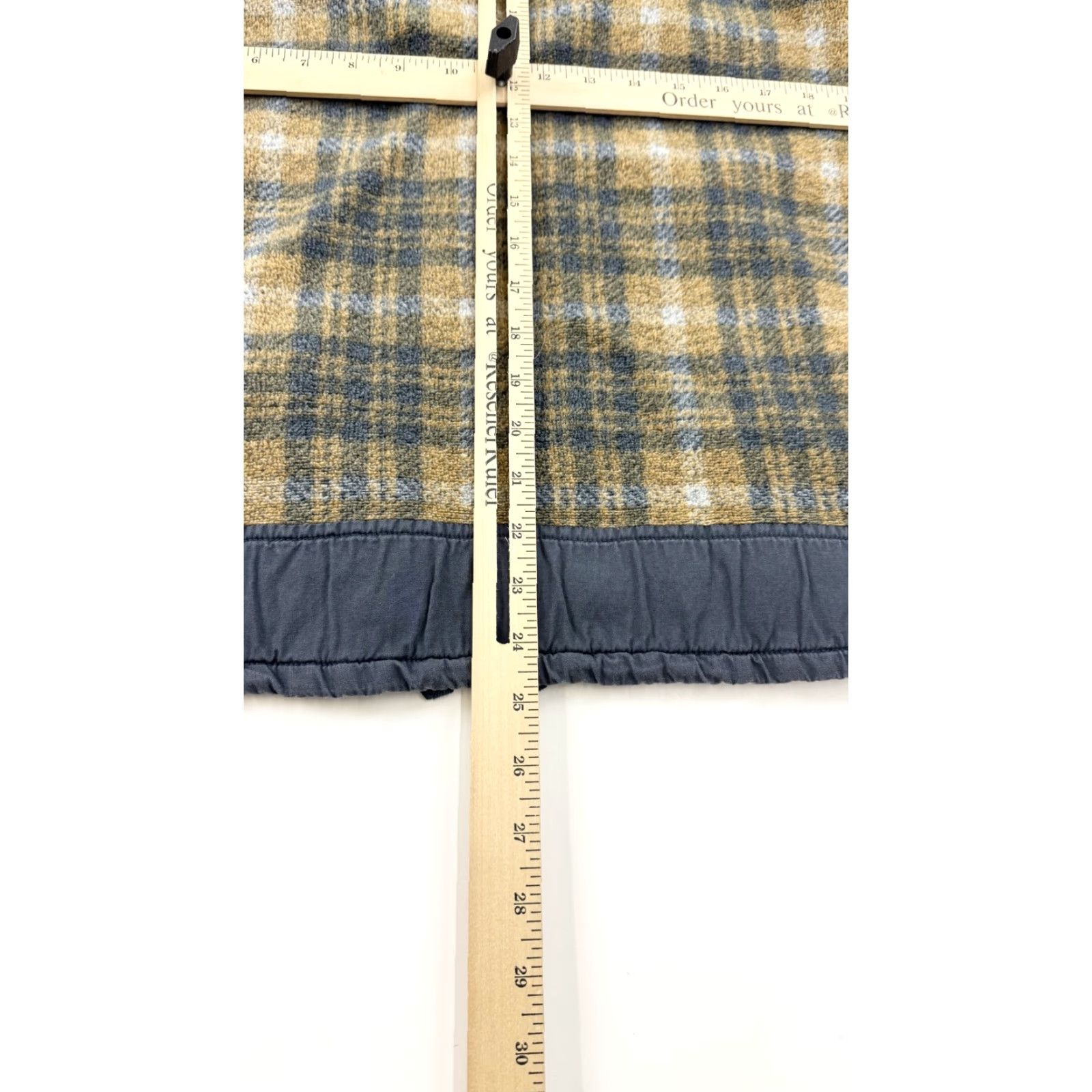 Vintage REI Cooperative Pullover Jacket Mens Medium Brown Plaid Sherpa Fleece Outdoors Hiking Travel Workwear Casual Size US M / EU 48-50 / 2 - 7 Thumbnail