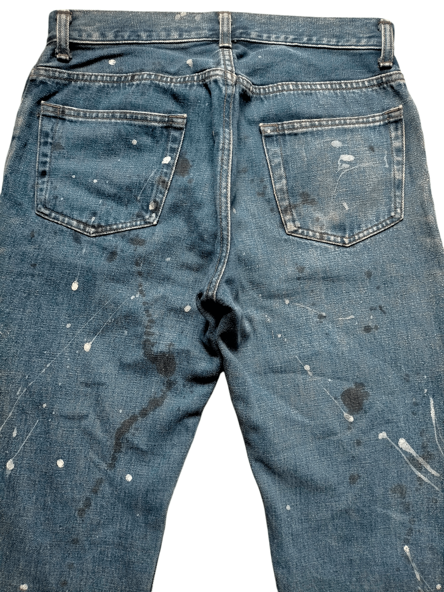 Hysteric Glamour × Japanese Brand Made in Japan Liberto Painted Denim selvedge Jeans Size US 29 - 10 Thumbnail