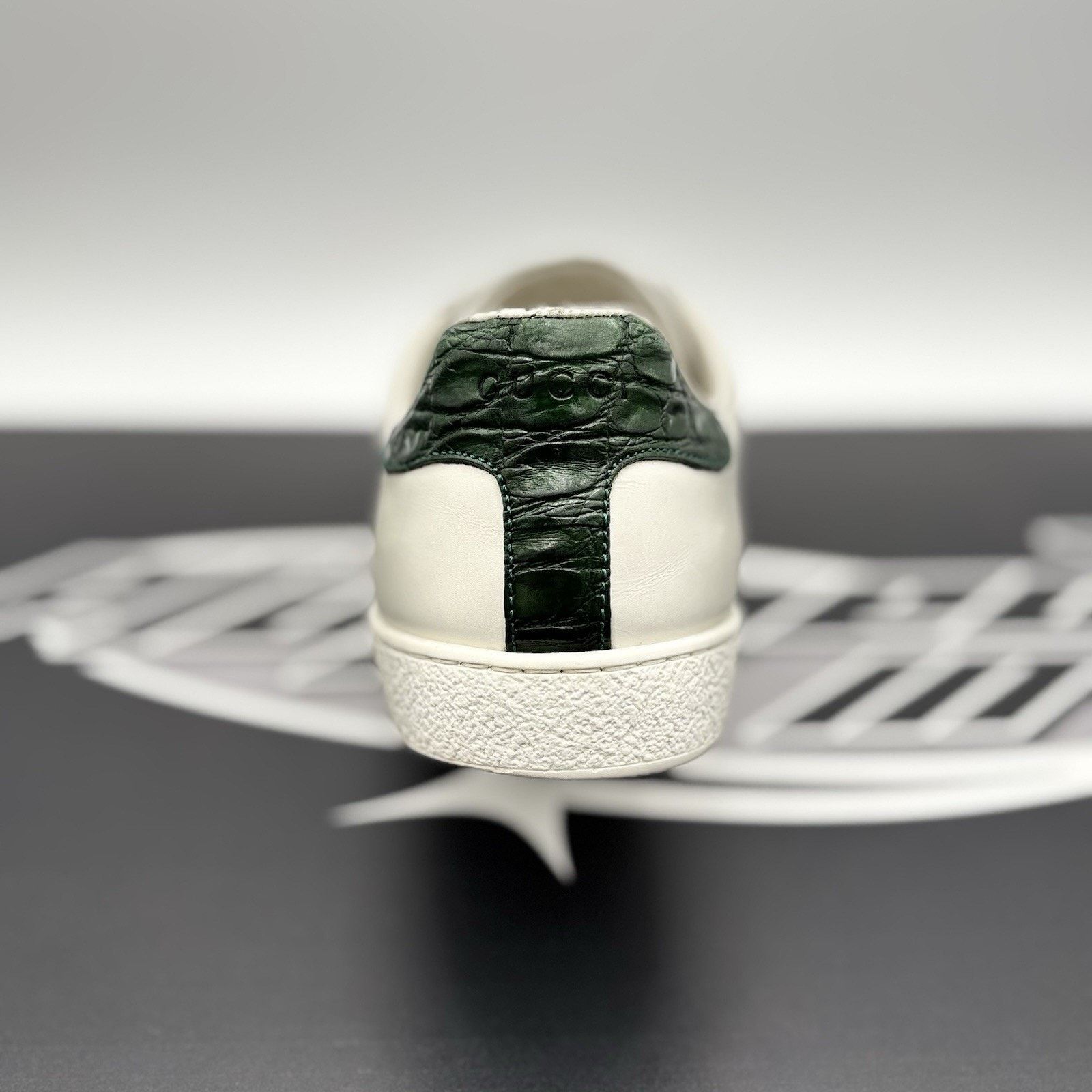 Gucci Gucci Ace Web ' White, Red, Green ' | GOOD CONDITION! Size US 10 / EU 43 - 12 Thumbnail