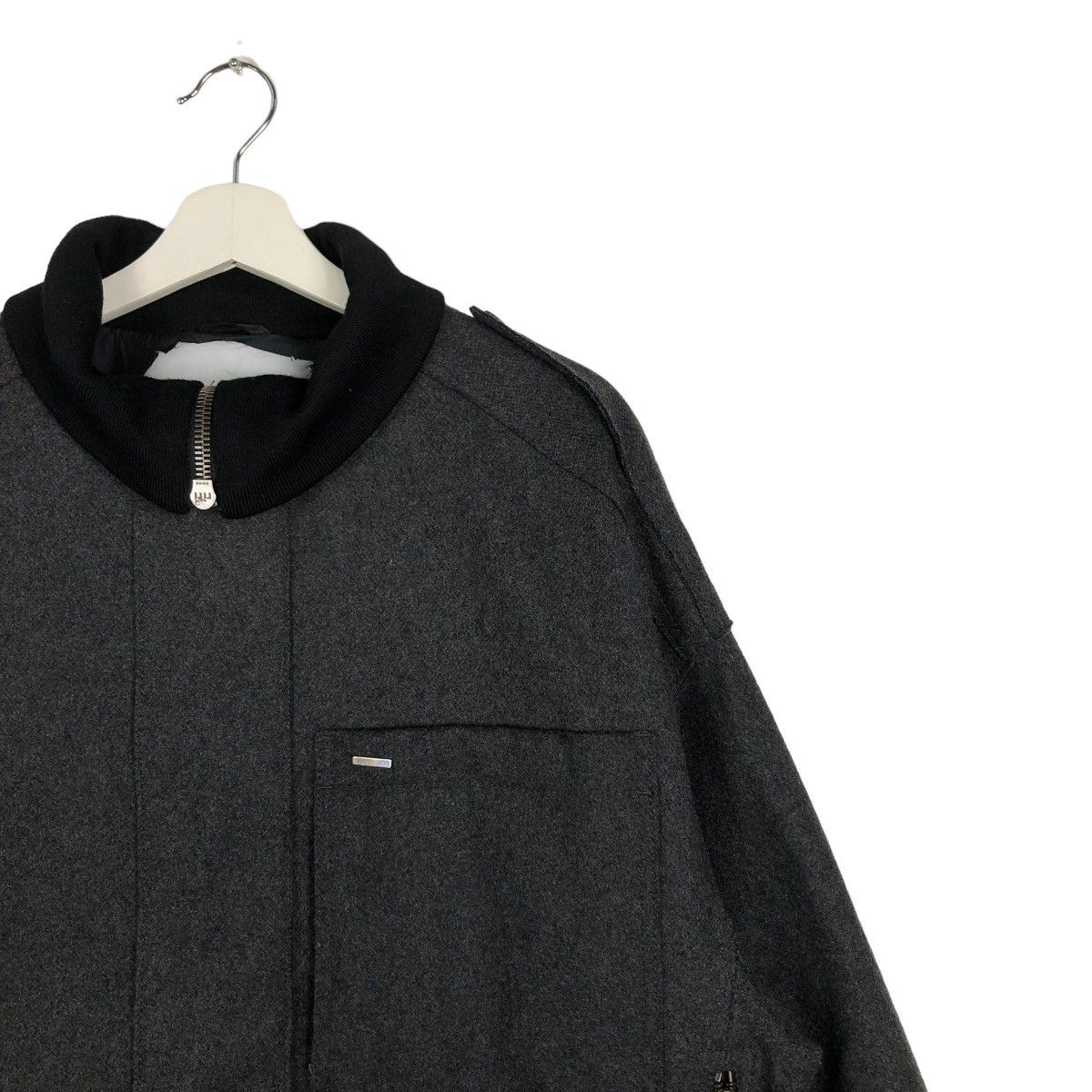 Prada 🔥 PRADA WOOL ANORAK ZIPPER HIGHCOLAR JACKET MADE IN ITALY Size US M / EU 48-50 / 2 - 5 Thumbnail
