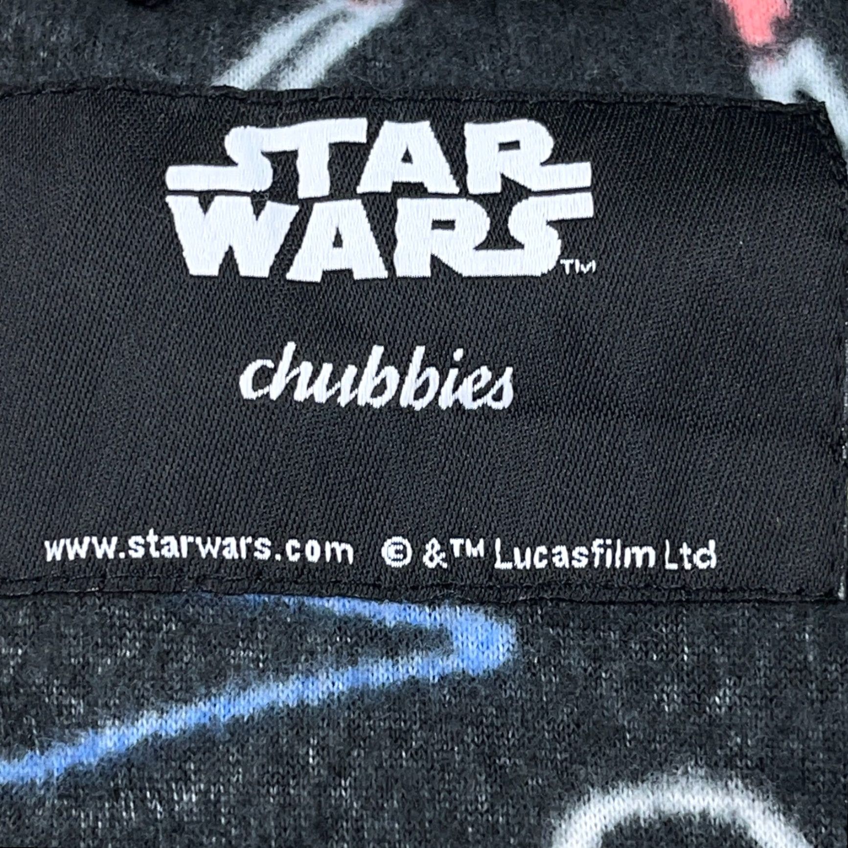 Chubbies Chubbies Star Wars Sweater Men Medium Fleece Pullover Quarter Zip Jacket AOP Black Polyester Size US M / EU 48-50 / 2 - 3 Thumbnail