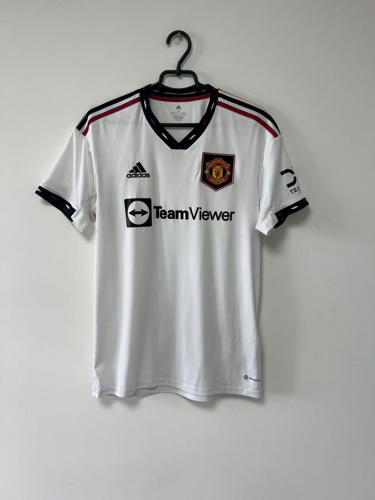 Adidas Manchester United 2022/23 Away Football Shirt Jersey Adidas Size US M / EU 48-50 / 2 - 2 Thumbnail