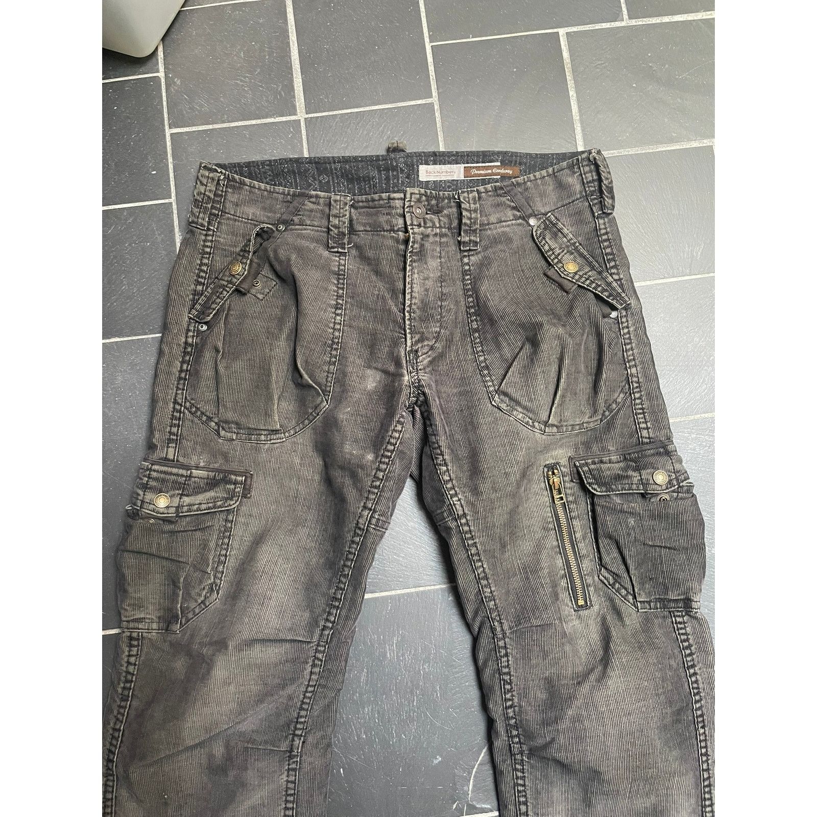 Japanese Brand Premium Corduroy Pants Cargo Japanese Brand Size 32 Size US 32 / EU 48 - 2 Thumbnail