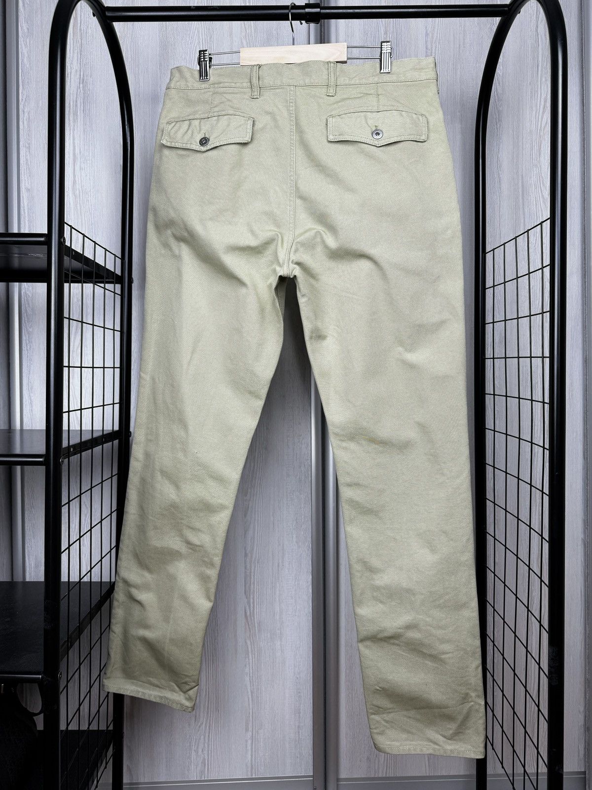 Asphalt Asphalte Beige/Green Denim Twill style Cotton pants Size US 36 / EU 52 - 1 Thumbnail