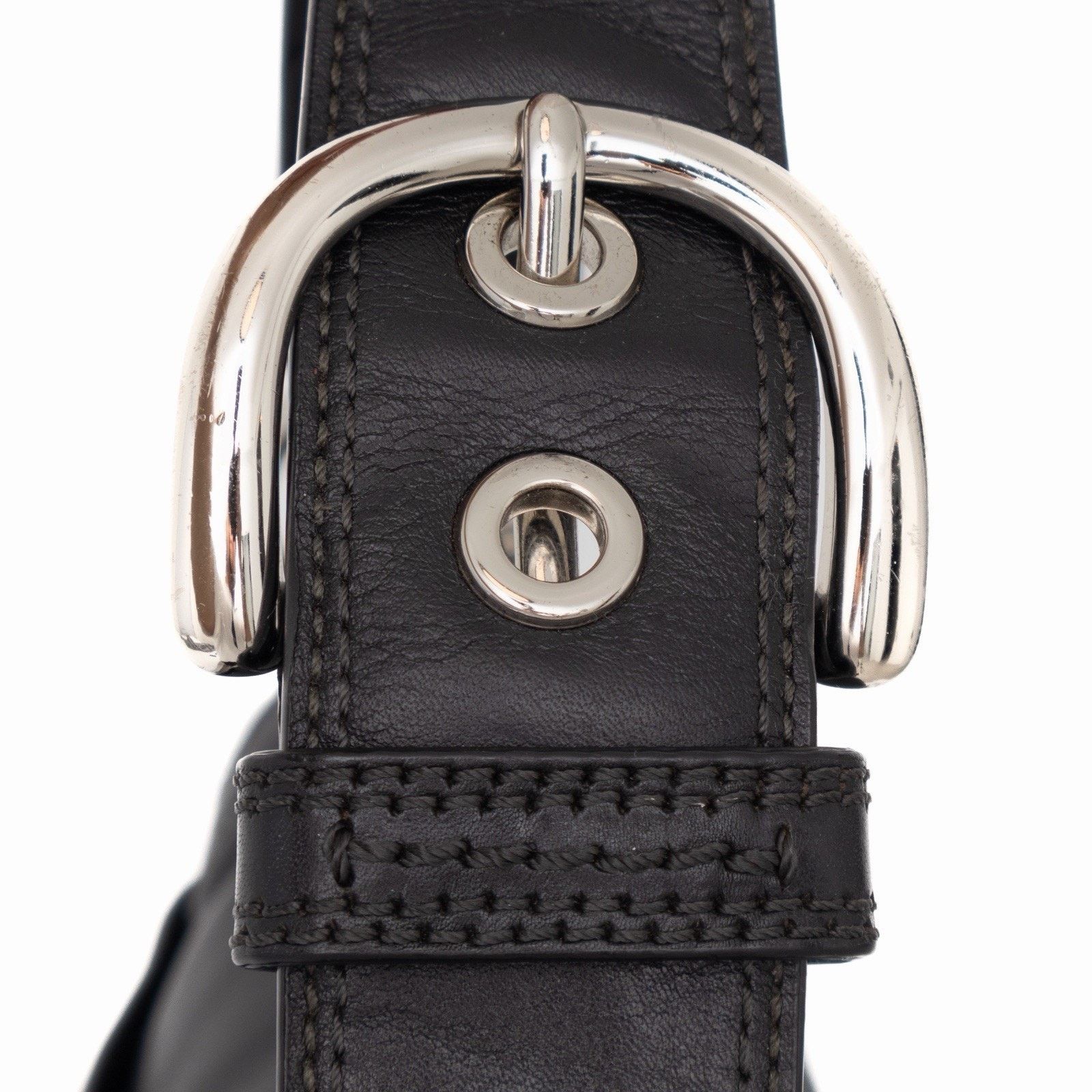 Coach Coach Medium Soho F13105 Y2K Black Leather Flap Shoulder Bag Size ONE SIZE - 11 Thumbnail