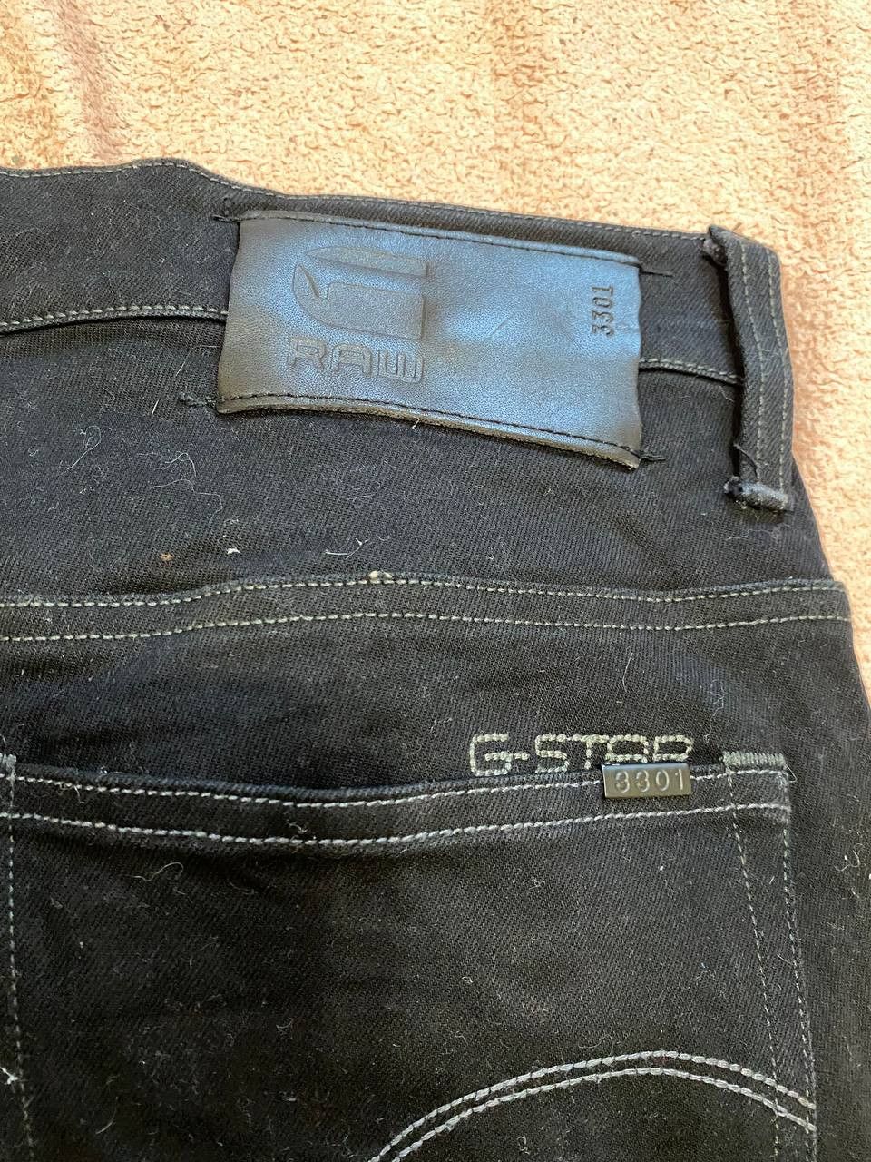 G-Star G-Star Skinny Jeans Slim Fit Black Straight Leg Denim Size US 38 / EU 54 - 13 Thumbnail
