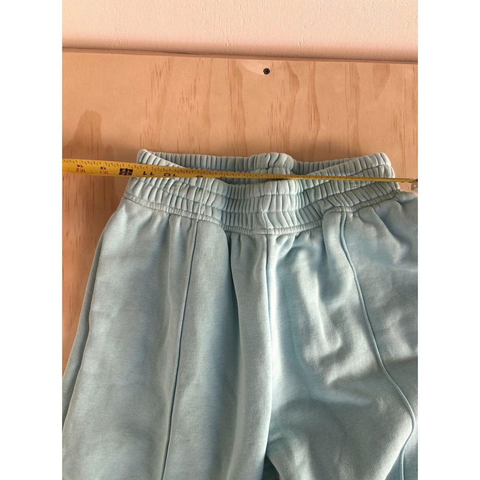 Nike Nike Sweatpants Womens XS Blue Fleece Joggers Elastic Waist Cuffed Ankles Size 26" / US 2 / IT 38 - 3 Thumbnail
