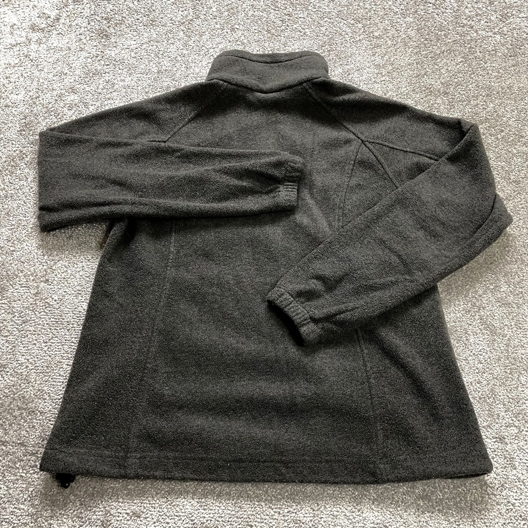 Logo 7 Columbia Active Jacket Mens Large Dark Gray Fleece Full Zip Logo Hiking Outdoor Size US L / EU 52-54 / 3 - 8 Thumbnail
