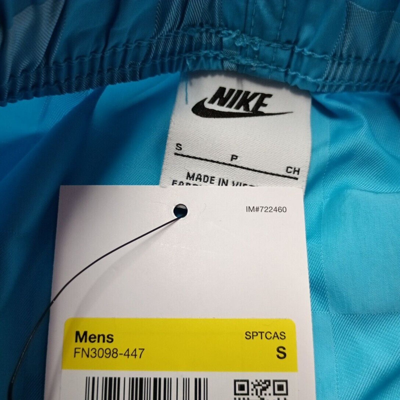Nike Nike Club Flow Checkered Blue Shorts Men's Size S Small Size US 28 / EU 44 - 4 Thumbnail