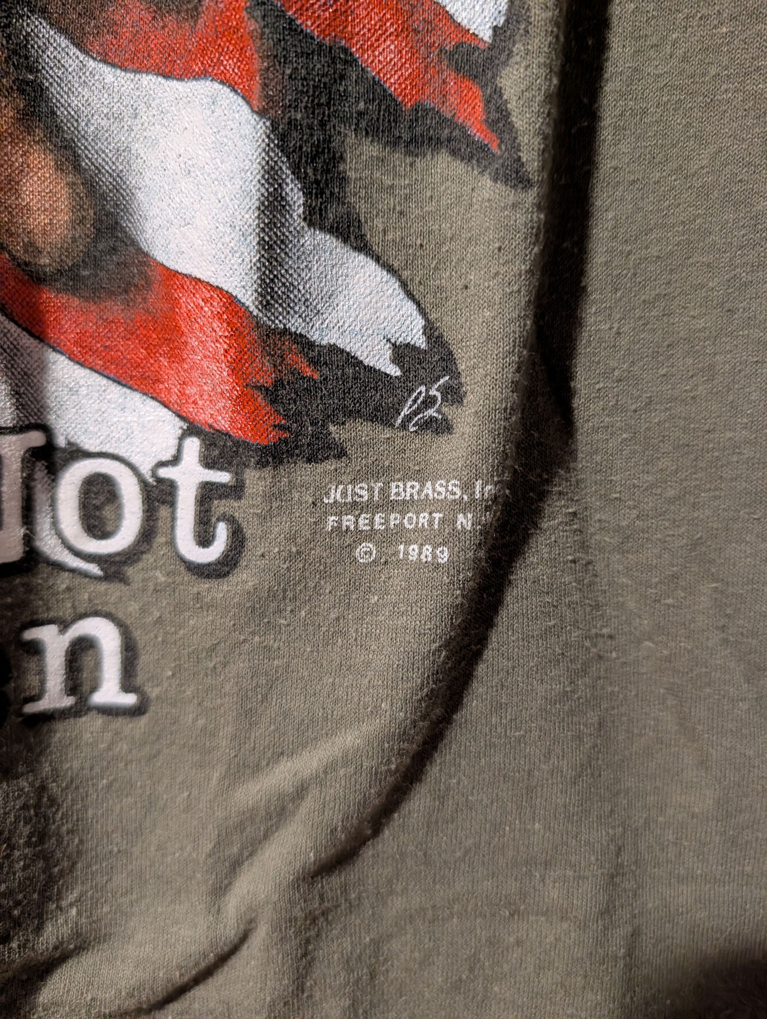 Harley Davidson VTG 1989 3D Emblem POW MIA We Have Not Forgotten T Shirt Size US M / EU 48-50 / 2 - 3 Thumbnail