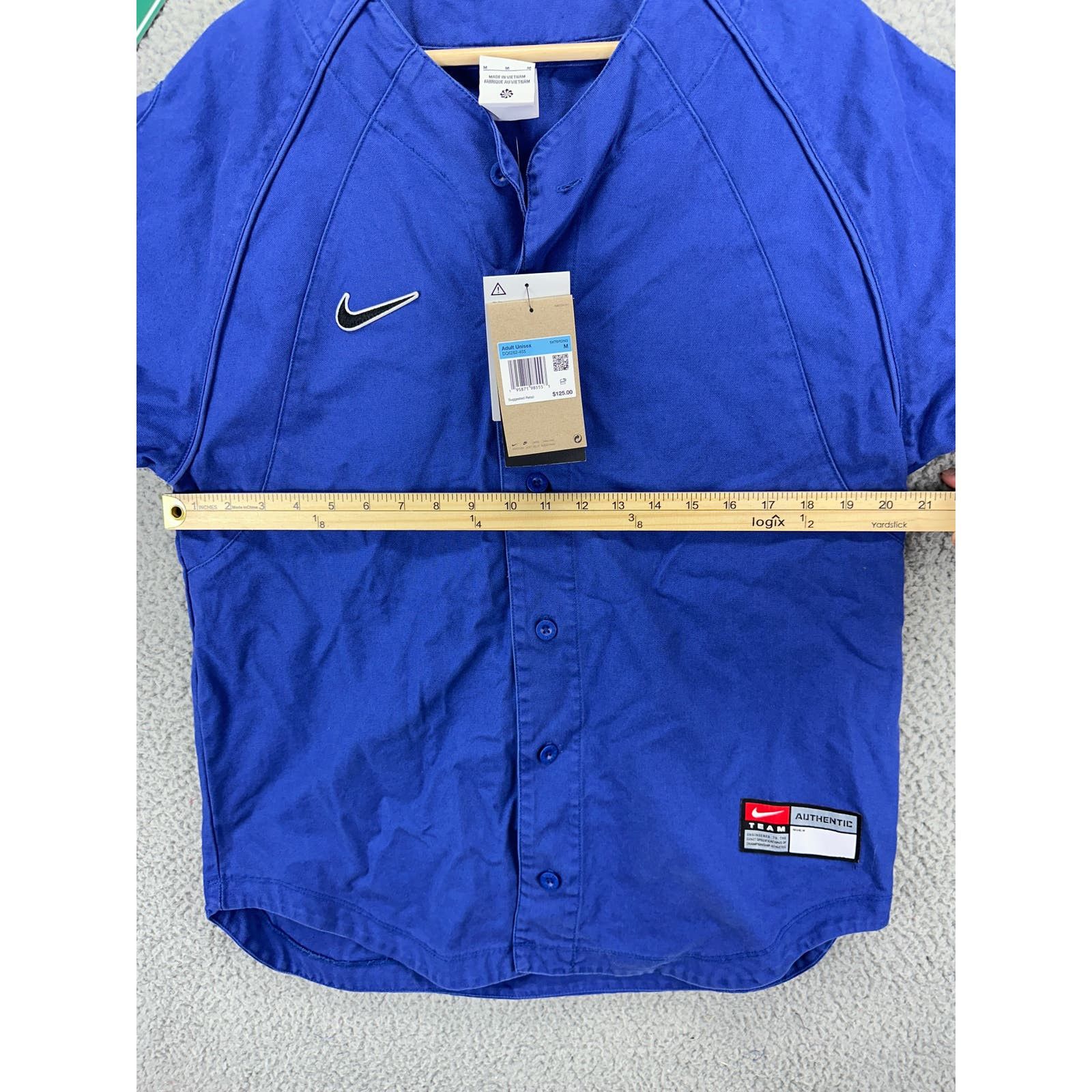 Nike Nike SB Baseball Jersey Button down Shirt Mens Medium Blue M Size US M / EU 48-50 / 2 - 5 Thumbnail