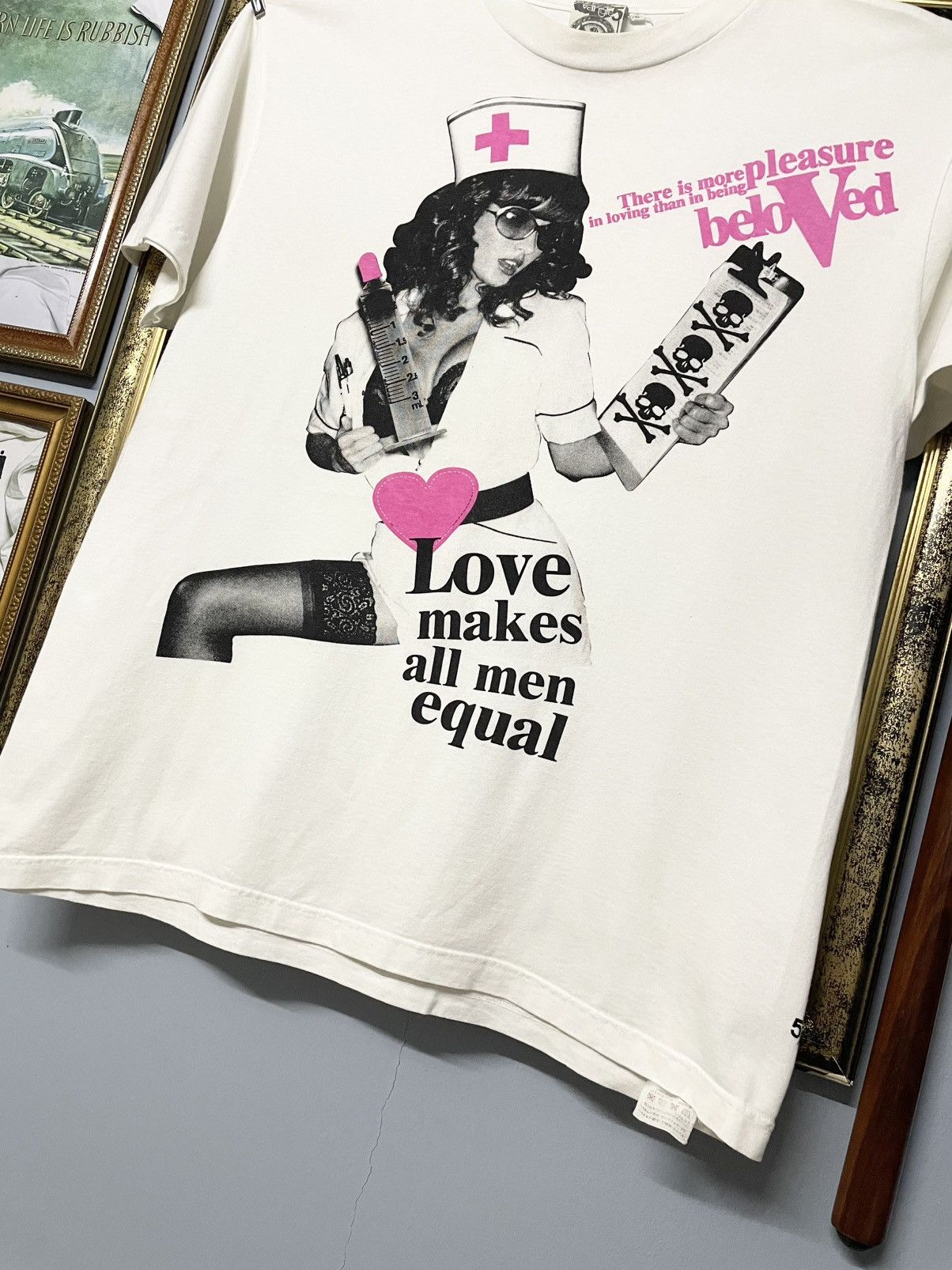 Japanese Brand Vintage 90s Japan Designer Vangle Dose Hysteric Girl Tshirt Size US L / EU 52-54 / 3 - 4 Thumbnail