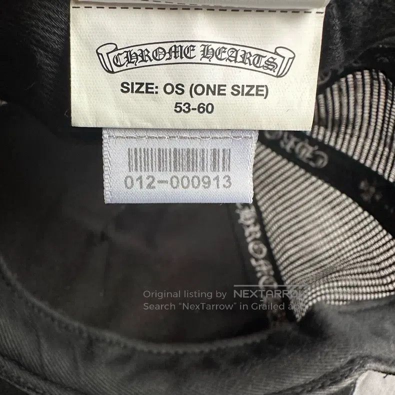 Chrome Hearts CHROME HEARTS Size OS Iris embroidered mesh baseball cap Size ONE SIZE - 4 Thumbnail