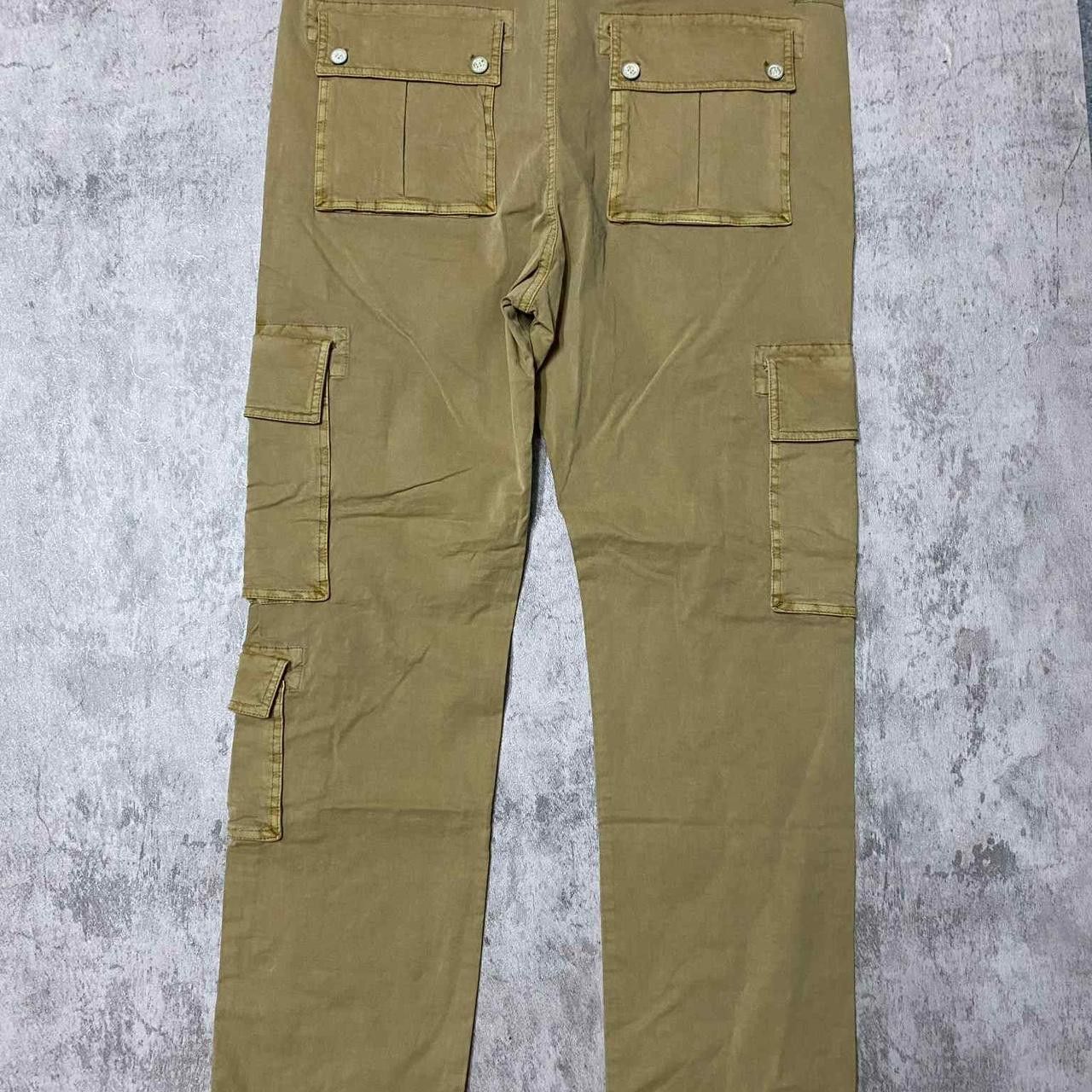 Other Tan cargo pants with adjustable waistband Size 34" / US 12 / IT 48 - 1 Thumbnail