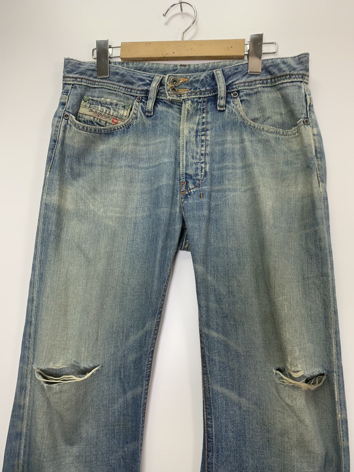 Diesel × Vintage Vintage Diesel Industry denim Size US 29 - 2 Thumbnail