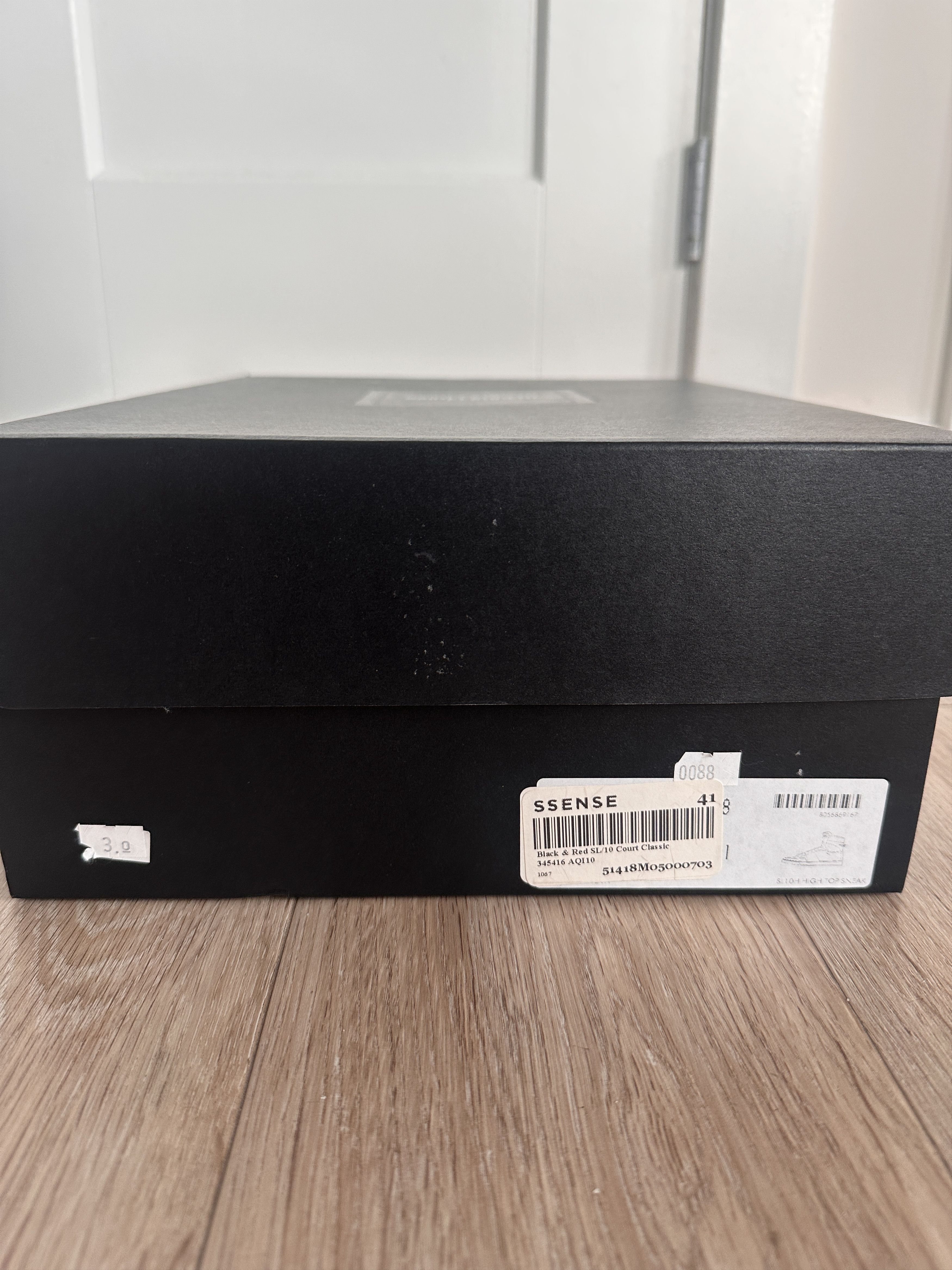 Saint Laurent Paris SL10H Red/Black Hightops Size US 8 / EU 41 - 2 Thumbnail