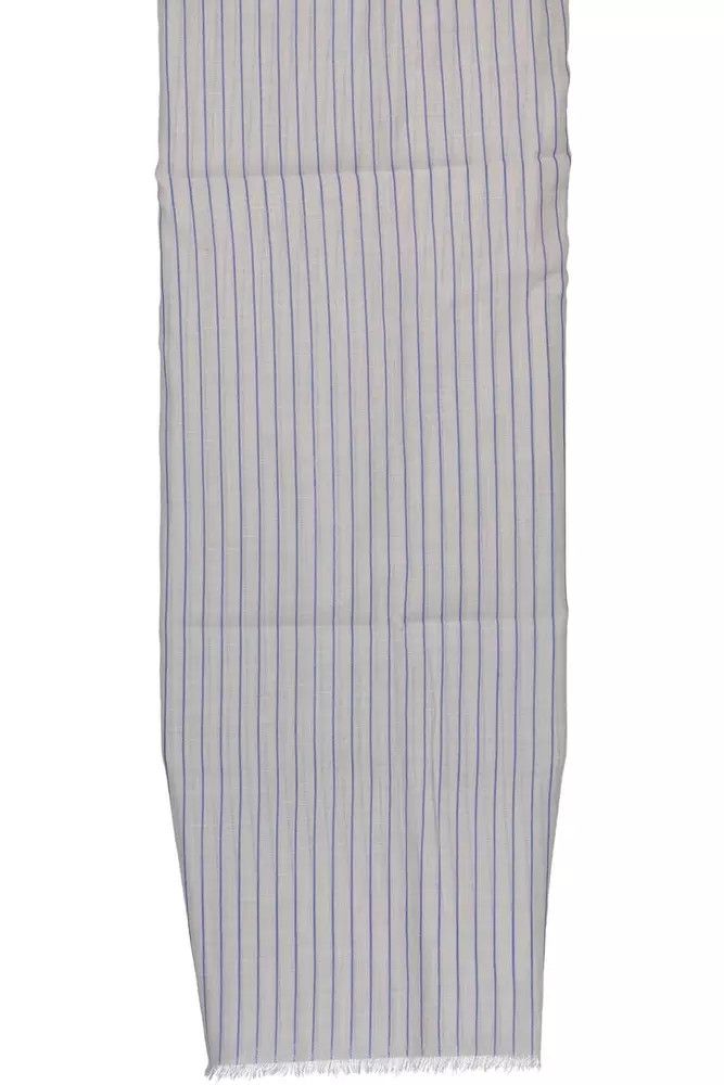 Gant White Cotton Men Men's Scarf Size ONE SIZE - 1 Thumbnail