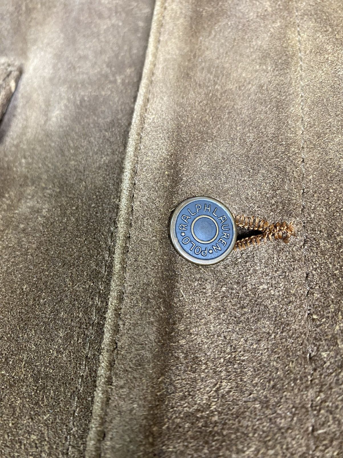 Polo Ralph Lauren Vintage Polo Country Ralph Lauren Suede Leather Jacket J0136 Size US L / EU 52-54 / 3 - 16 Thumbnail