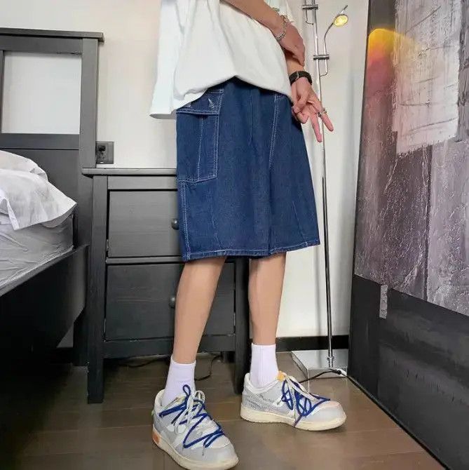 Japanese Brand Loose casual large pocket denim shorts Size US 32 / EU 48 - 5 Thumbnail