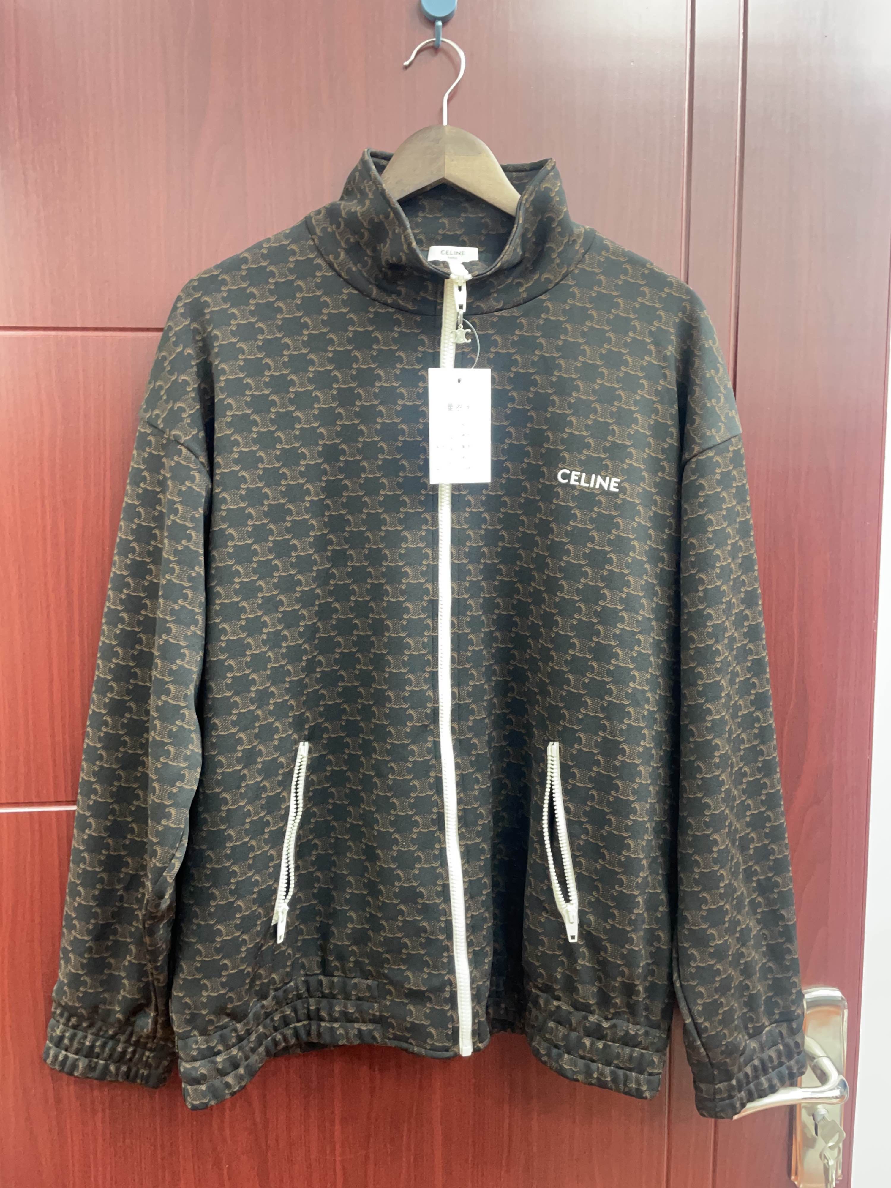 Celine Celine Triomphe Monogram Track Jacket Size L Size US L / EU 52-54 / 3 - 1 Thumbnail