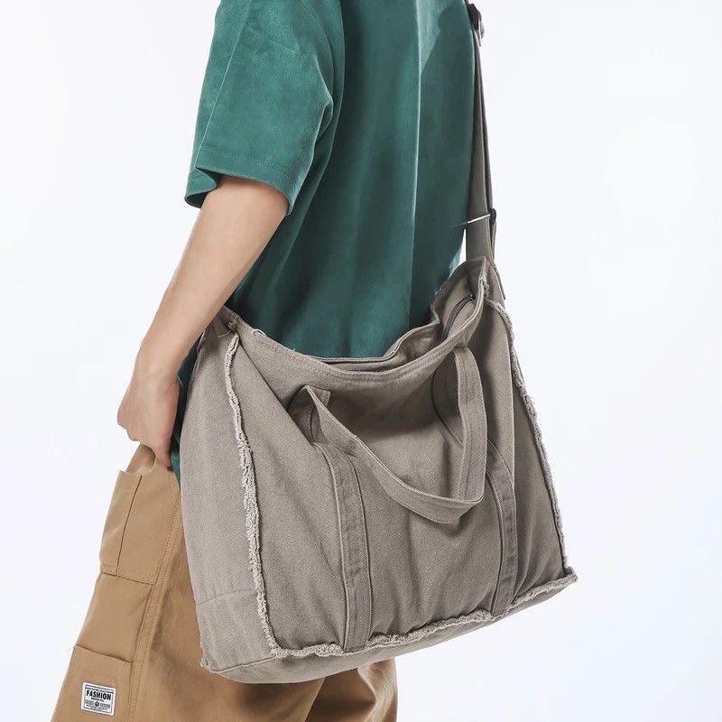 Japanese Brand Canvas Shoulder Bag Size ONE SIZE - 5 Thumbnail