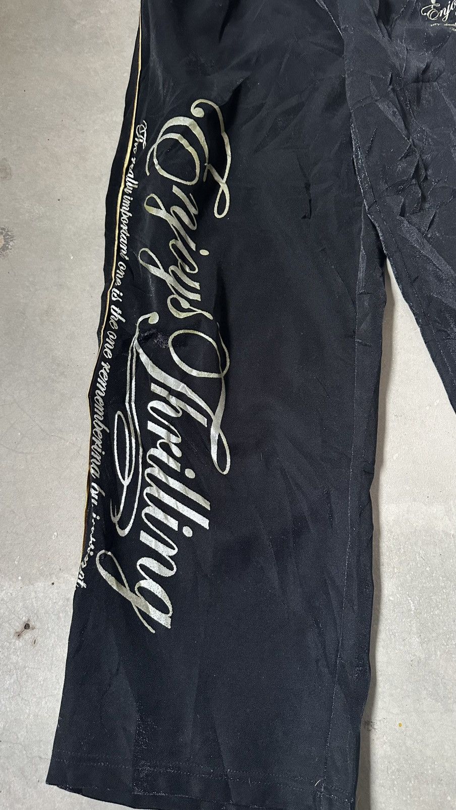 Japanese Brand DIA STAR BEAUTY BEAST SKULL POEMS REFLECTIVE PANT Size US 30 / EU 46 - 2 Thumbnail