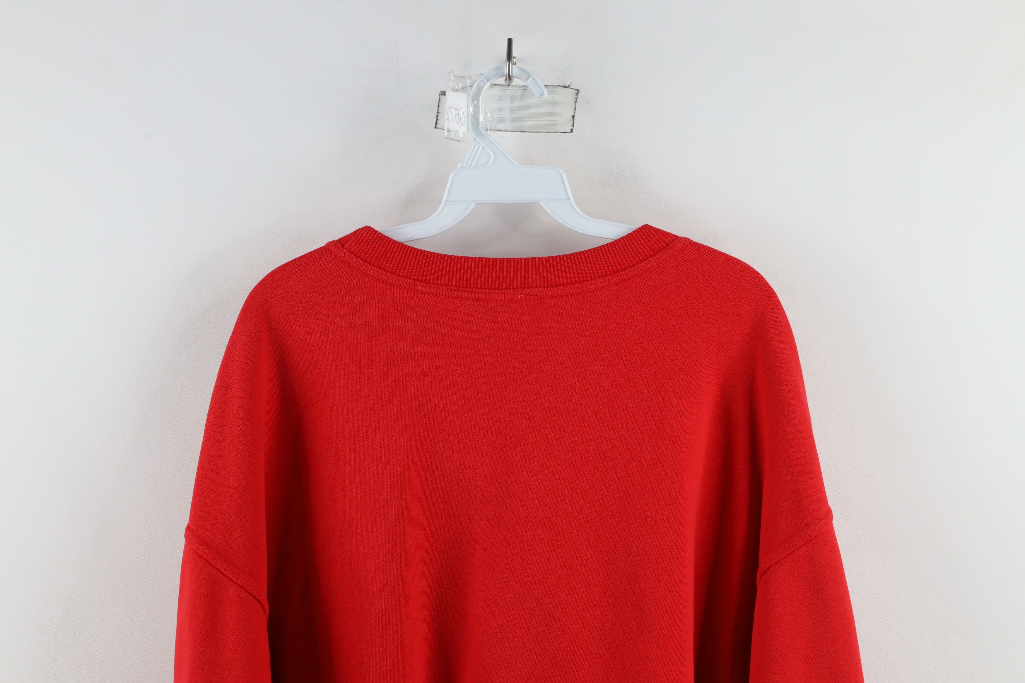 Vintage Vintage 90s Bloomingdales Spell Out Bloomies Sweatshirt Red Size XXL / US 16-18 / IT 52-54 - 10 Thumbnail