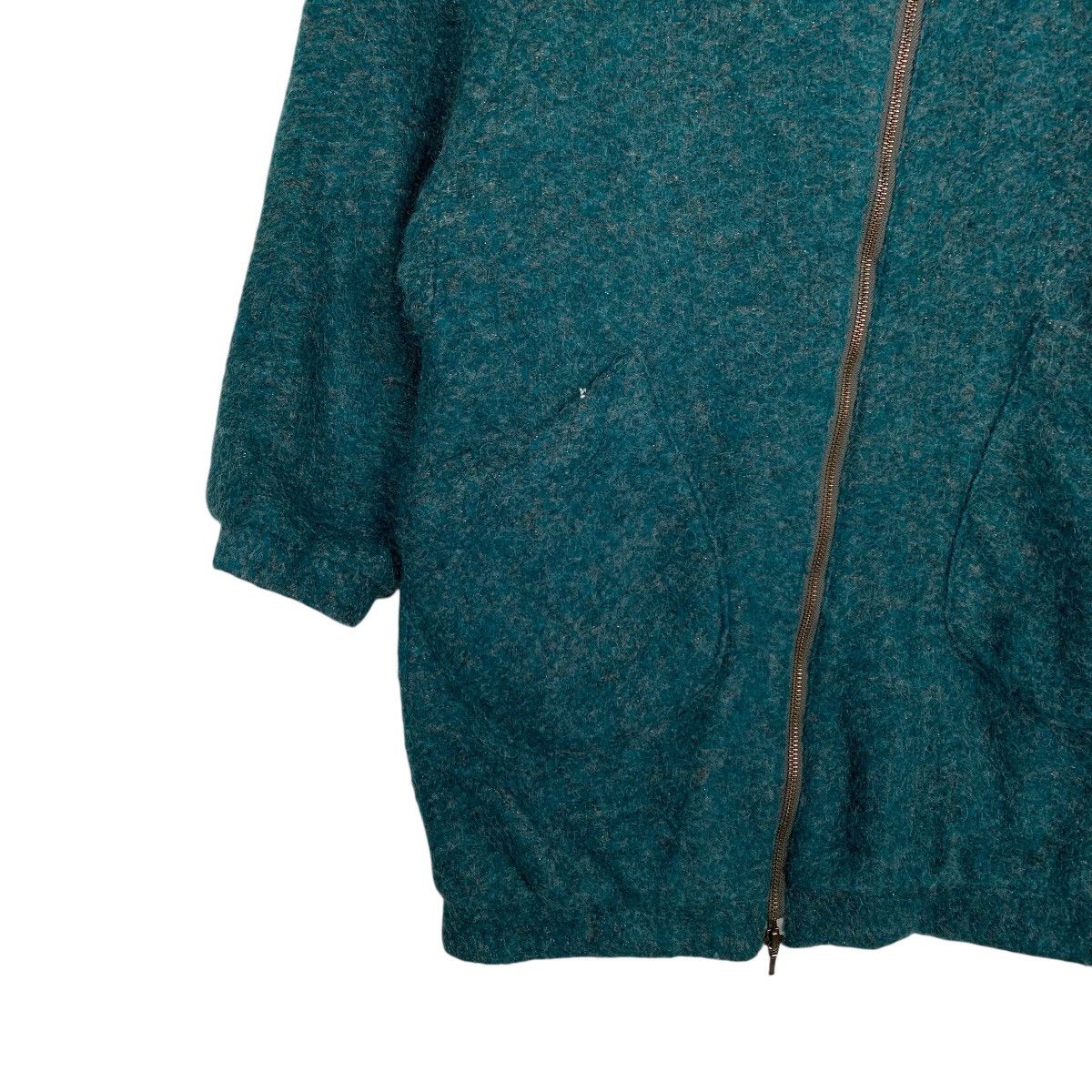 Japanese Brand Japanese Brand Dot and Stripes Hooded Long Jacket Size M / US 6-8 / IT 42-44 - 3 Thumbnail