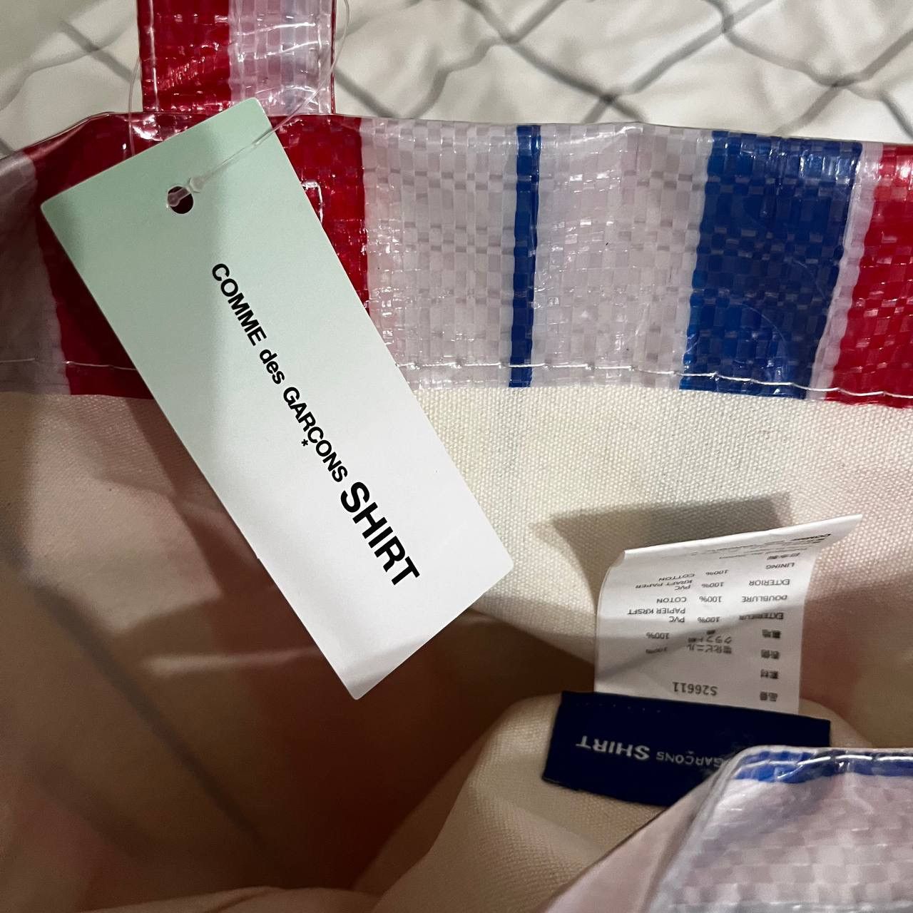 CDG by Comme des Garcons × Comme des Garcons Come Des Garcons Shirt Tote Bag Size ONE SIZE - 7 Thumbnail