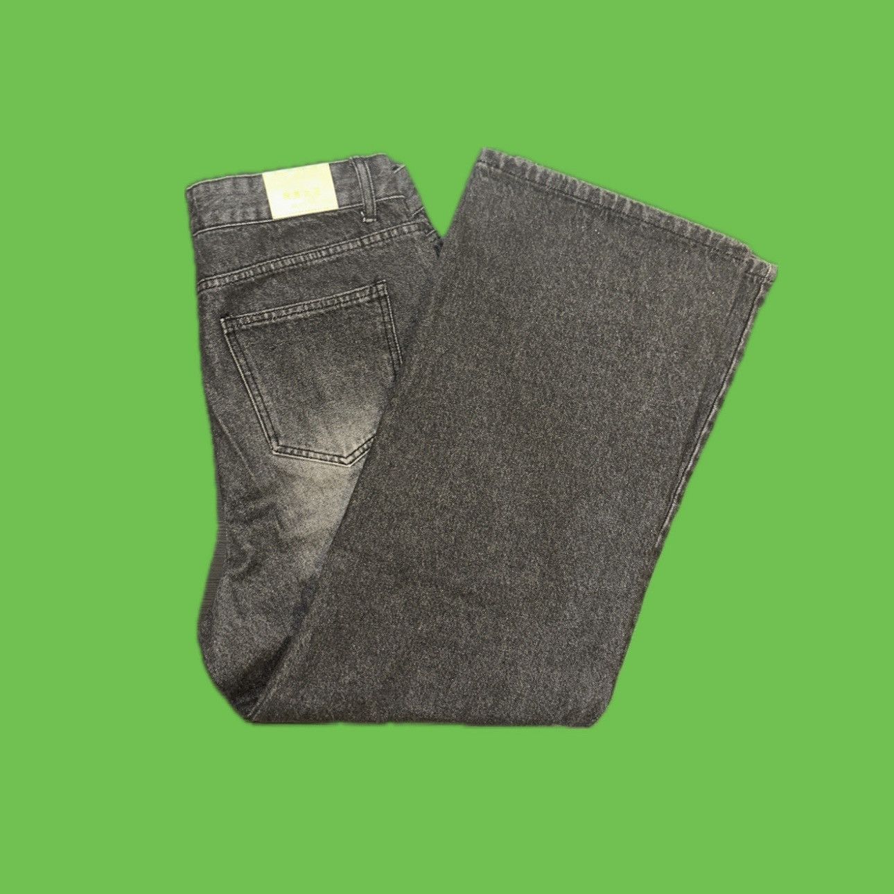 Vintage Realtakai Wide Leg Jean Black Size US 38 / EU 54 - 1 Thumbnail