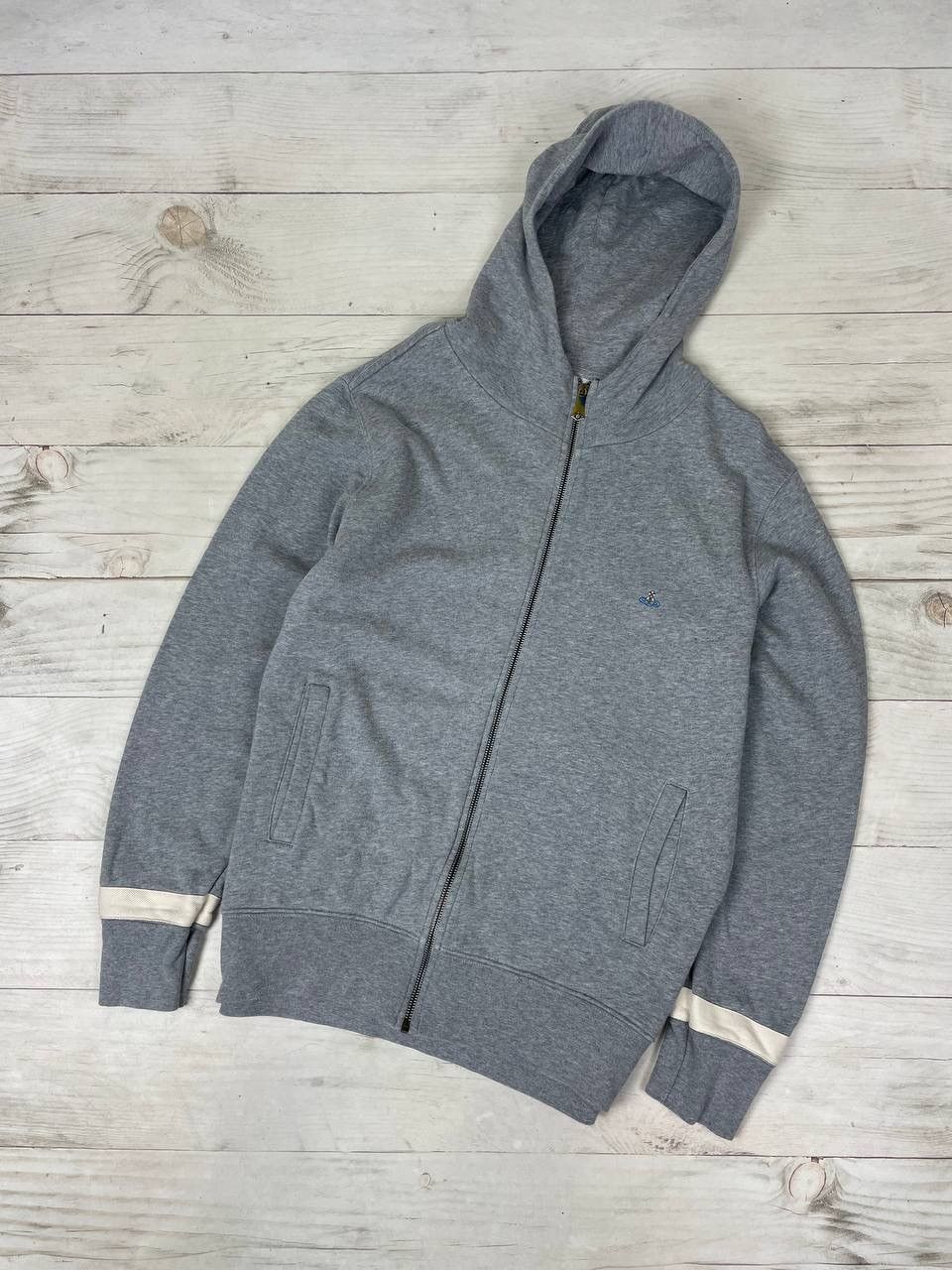 Vivienne Westwood Vivienne Westwood Zip Up Hoodie Logo Orb Size US L / EU 52-54 / 3 - 1 Thumbnail