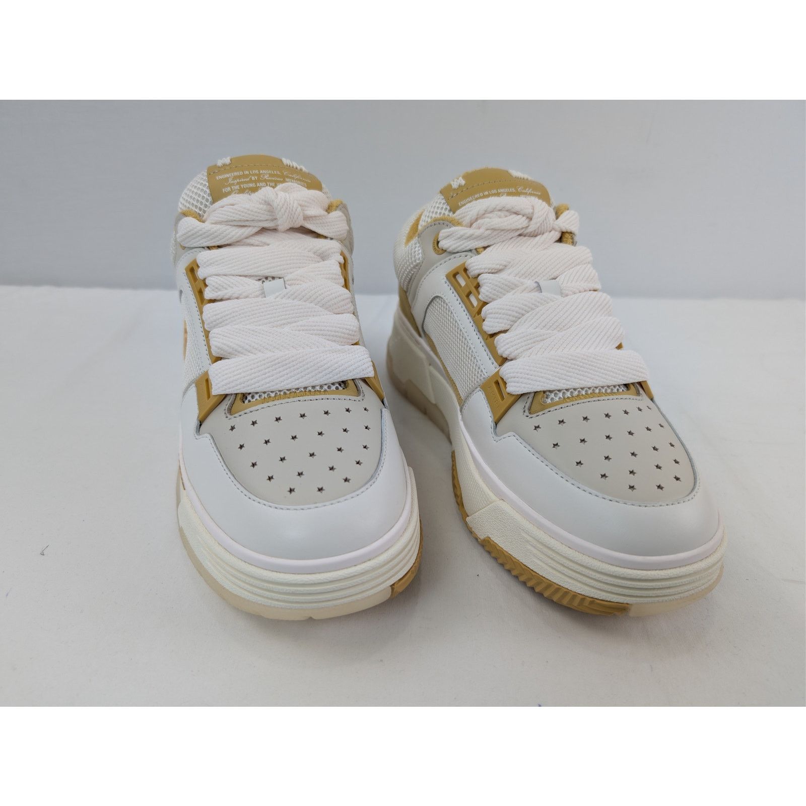 Amiri o1rshd1 Q:2 / MA-1 Low-Top Sneakers in Champagne Size US 10 / EU 43 - 7 Thumbnail
