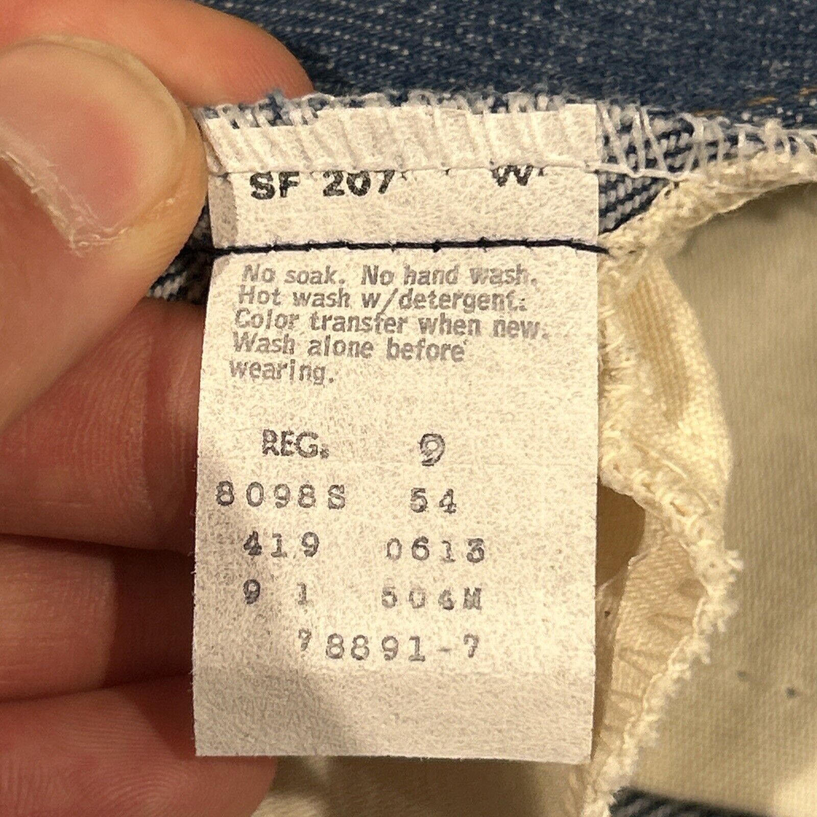 Levi's 70s Levis Orange Tab Straight Jeans Youth 9 24x24 Deadstock Size US 26 / EU 42 - 14 Thumbnail