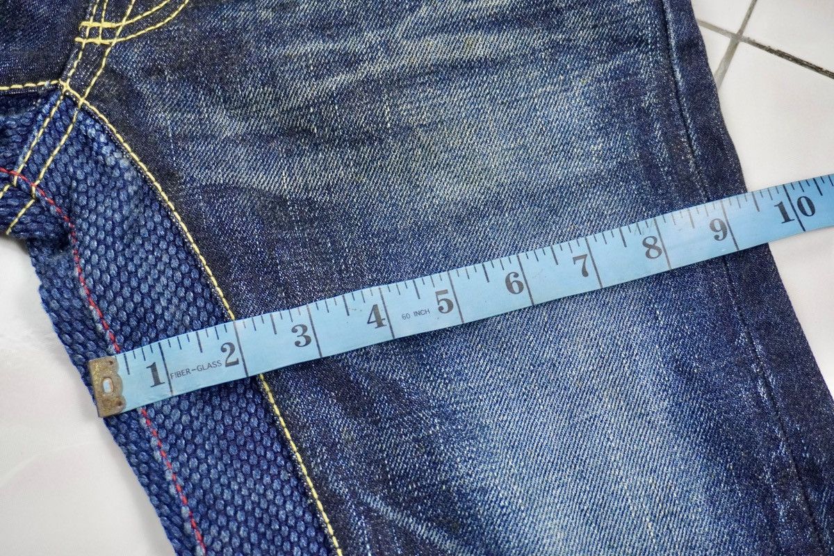 Japanese Brand Tasuki Jeans Repair. Co reconstruct blue denim selvedge Size US 28 / EU 44 - 21 Thumbnail