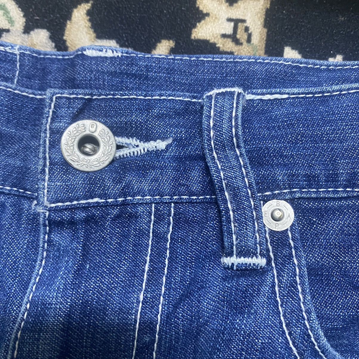 Bape Bape Denim Baggy Pants Head Logo Size 24" / US 00 / IT 34 - 19 Thumbnail