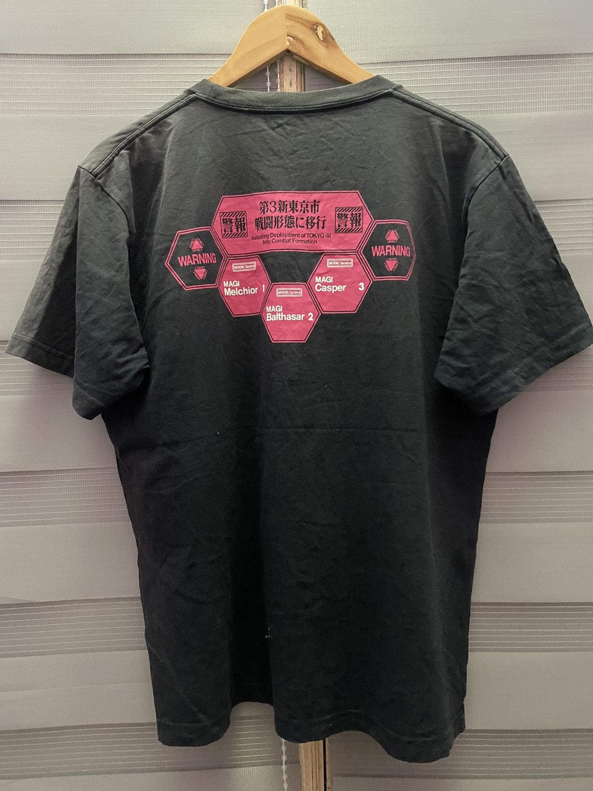Anime Neon Genesis Evangelion 2.0 Magi System Movie Faded Tee Size US M / EU 48-50 / 2 - 1 Thumbnail
