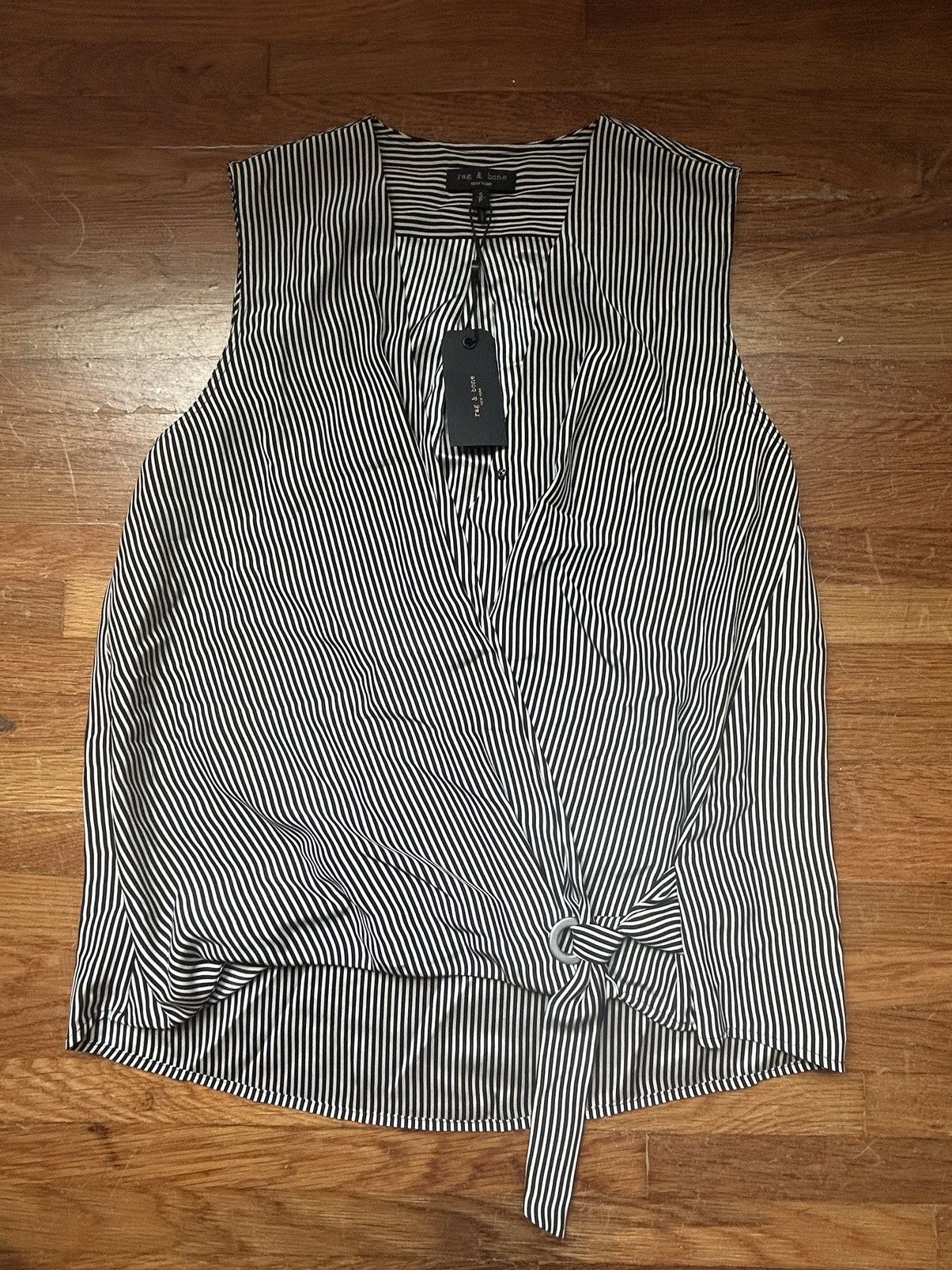Rag & Bone RAG & BONE Black & White Blouse Small Size S / US 4 / IT 40 - 1 Thumbnail