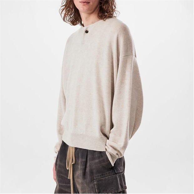 Fear of God Knit Henley Jumper Size US XL / EU 56 / 4 - 2 Thumbnail