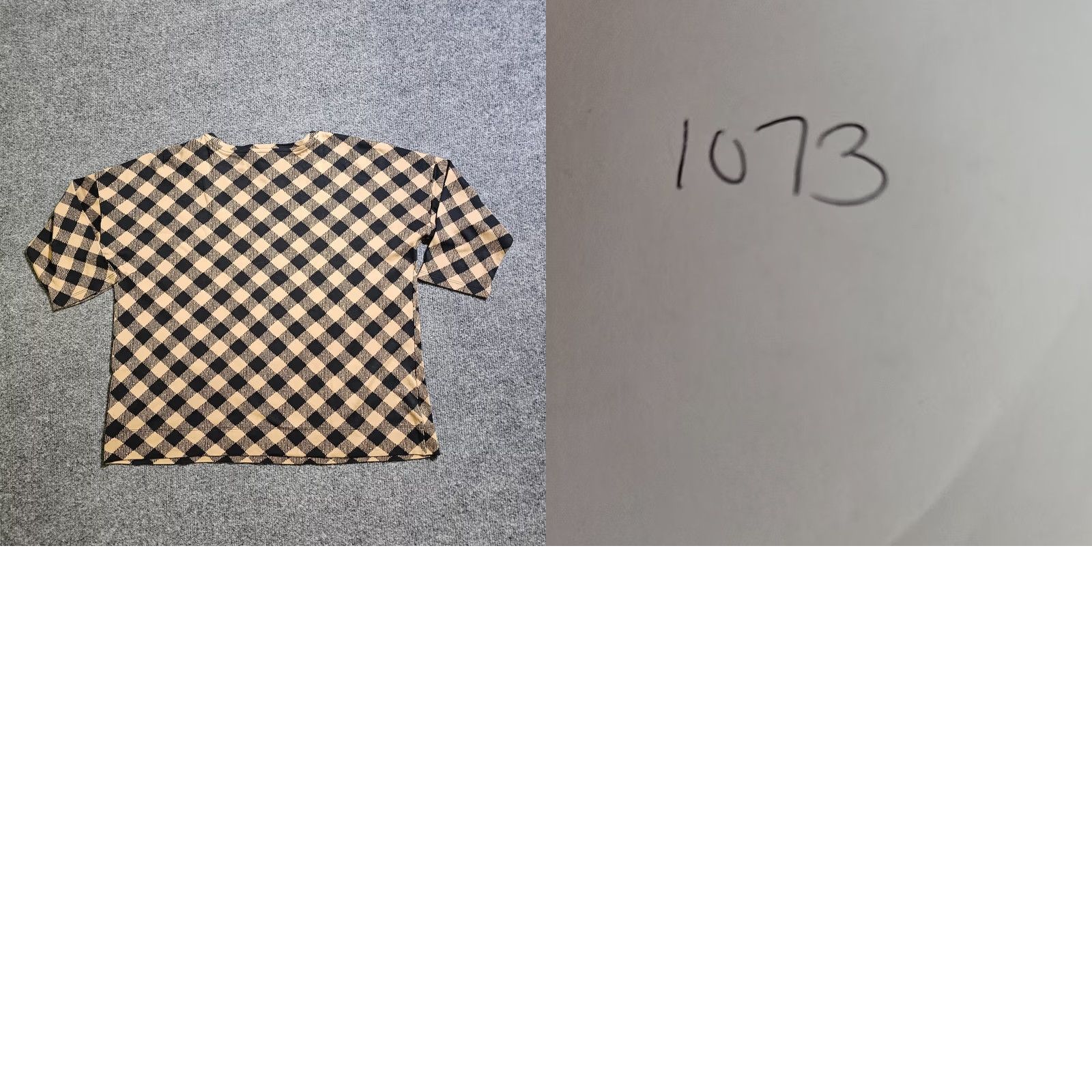 J. Jill J Jill Top Shirt Womens S Black Tan Plaid 3/4 Sleeve Stretch Casual Career Vintage? No (remove) Size S / US 4 / IT 40 - 8 Thumbnail