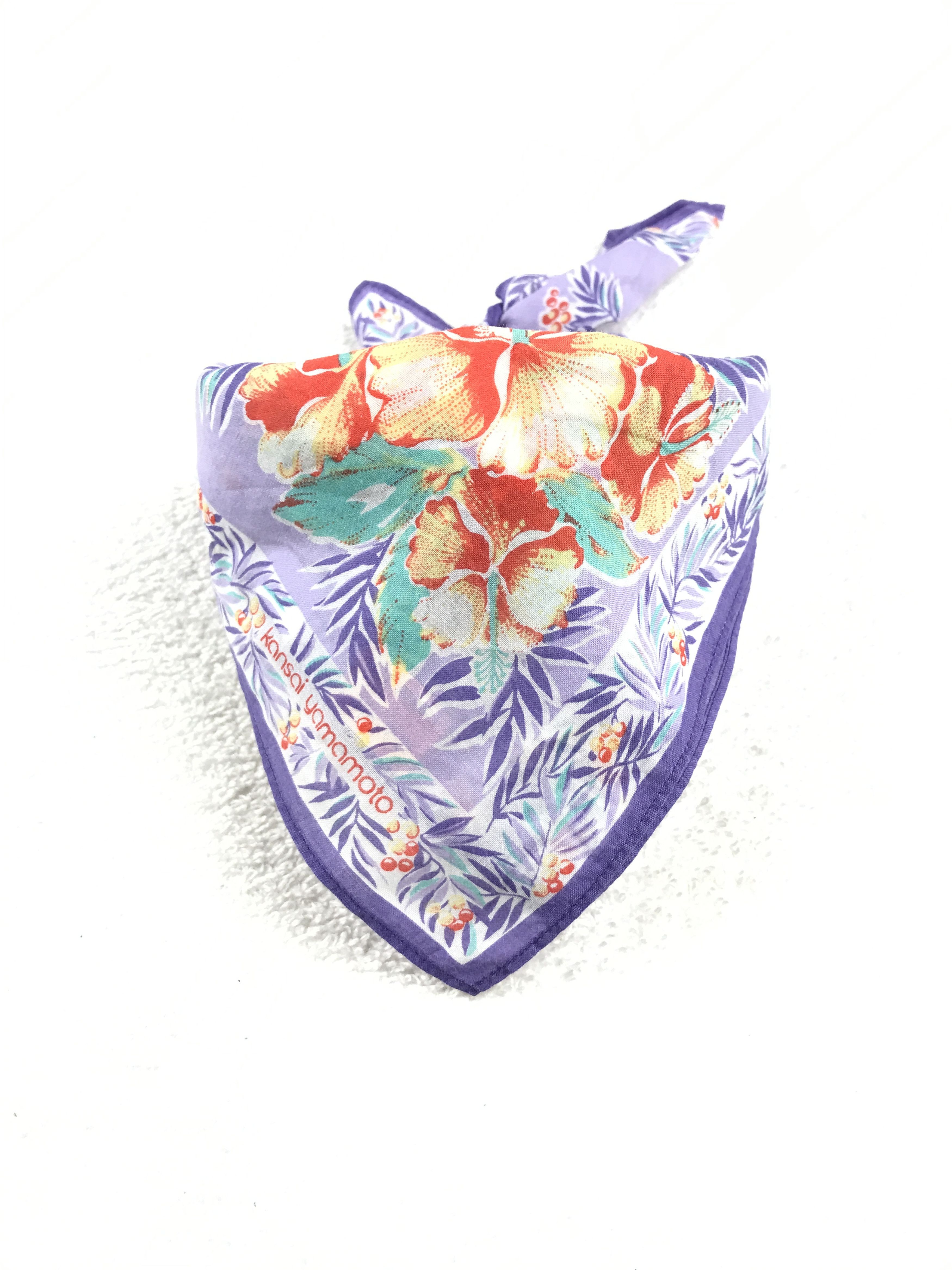 Japanese Brand × Kansai Yamamoto × Vintage Vintage Kansai Yamamoto Bandana Neckerchief Handkerchief Size ONE SIZE - 3 Thumbnail