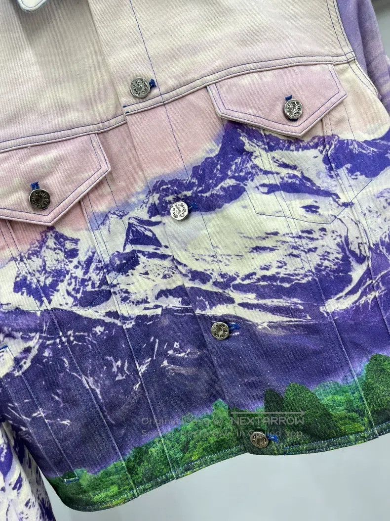 Louis Vuitton Louis Vuitton Gradient Snow Mountain Print Denim Jacket Size US S / EU 44-46 / 1 - 3 Thumbnail