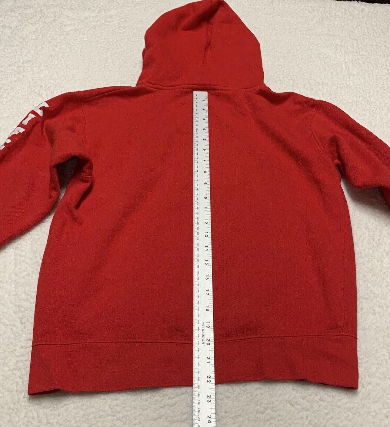 Other Lifeguard Hoodie Red Full Zip Lake George NY Unisex L Size US 34 / EU 50 - 5 Thumbnail