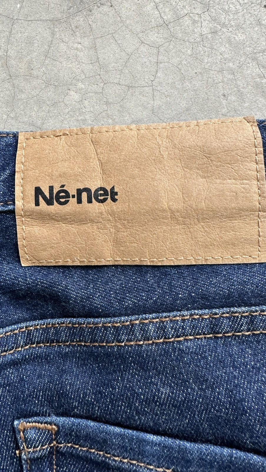 Ne-Net VINYAGE NE-NET ISSEY MIYAKE BLUE STRAIGHT JEANS Size US 28 / EU 44 - 12 Thumbnail