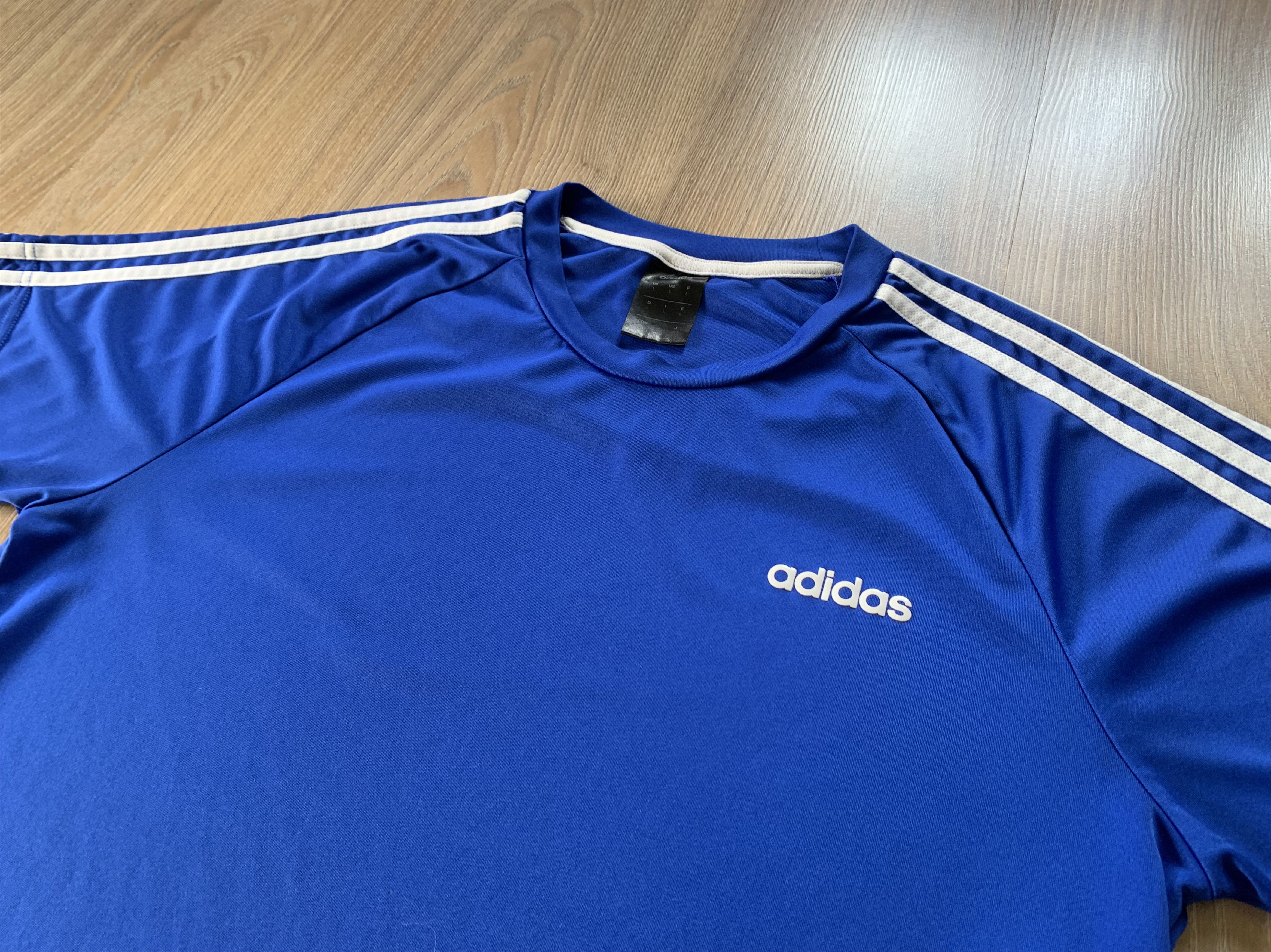 Adidas Adidas ClimaLite Blue Sport Training T-Shirt Size US M / EU 48-50 / 2 - 4 Thumbnail