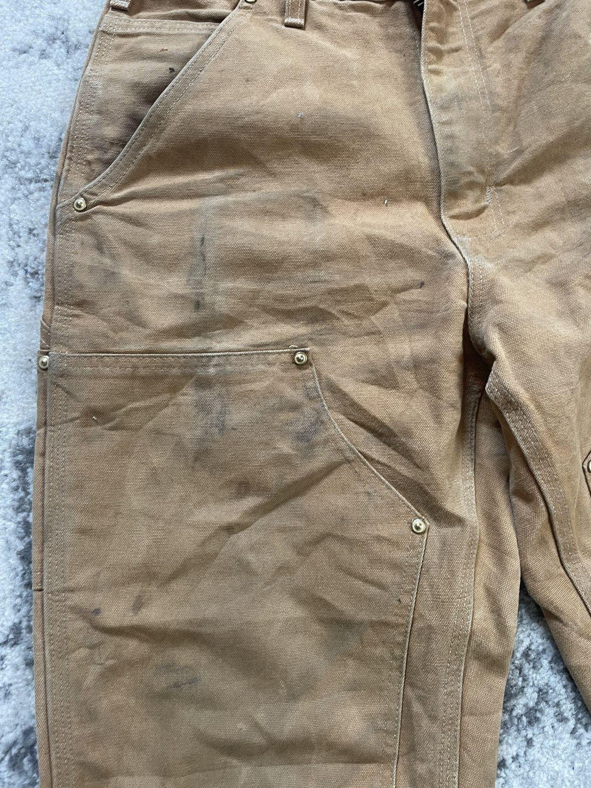 Carhartt Pantalon carhartt Double knee workwear vintage 30x34US Size US 30 / EU 46 - 13 Thumbnail
