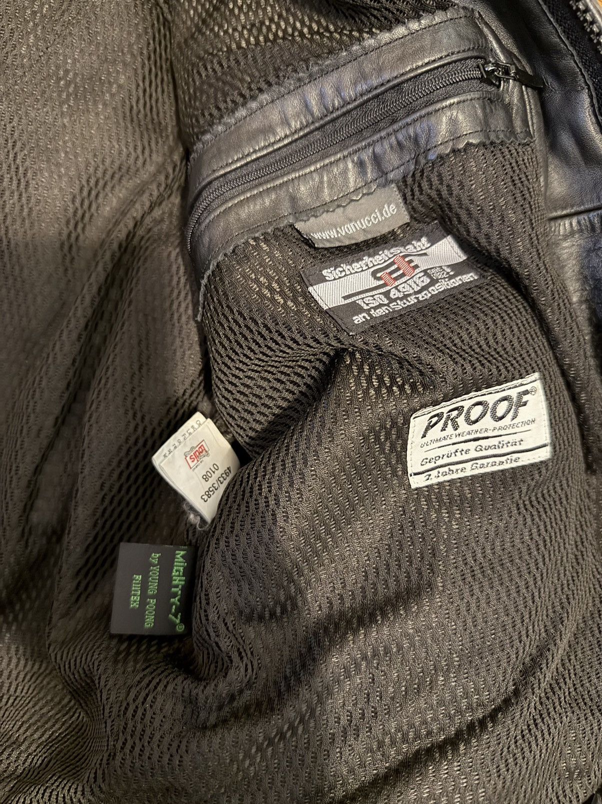 Other MOTO JACKET VANUCCI BLACK with 3M trim Size US L / EU 52-54 / 3 - 7 Thumbnail