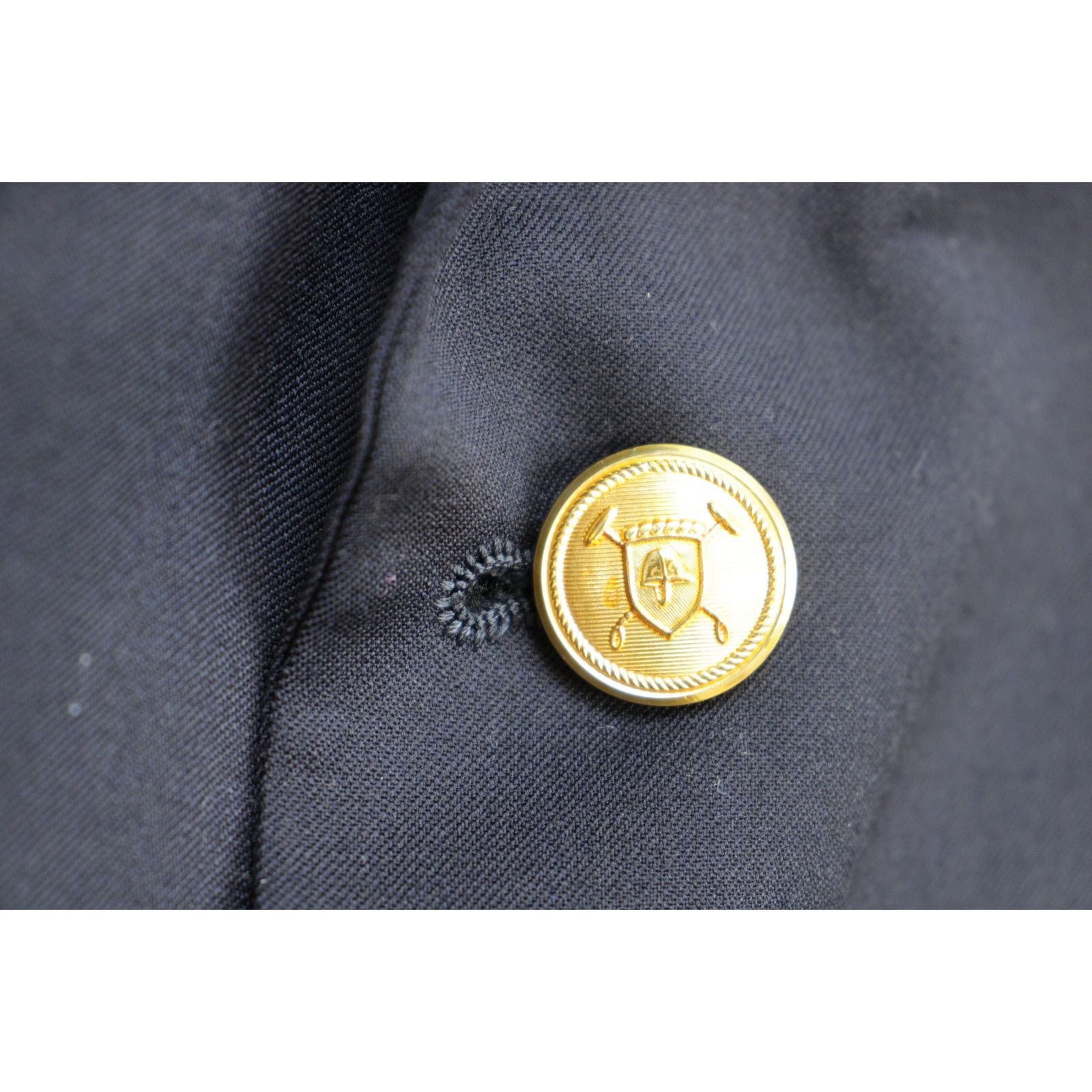 Lauren Ralph Lauren Lauren Ralph Lauren Blazer Mens 46R Navy Blue Wool Blend Size 46R - 8 Thumbnail