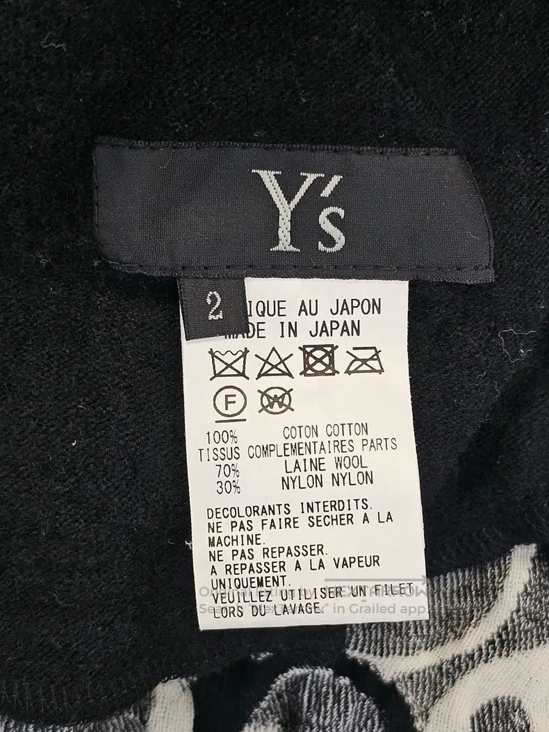 Yohji Yamamoto Yohji Yamamoto size 2 Wool blend black and grey polka dot p Size 24" / US 00 / IT 34 - 7 Thumbnail