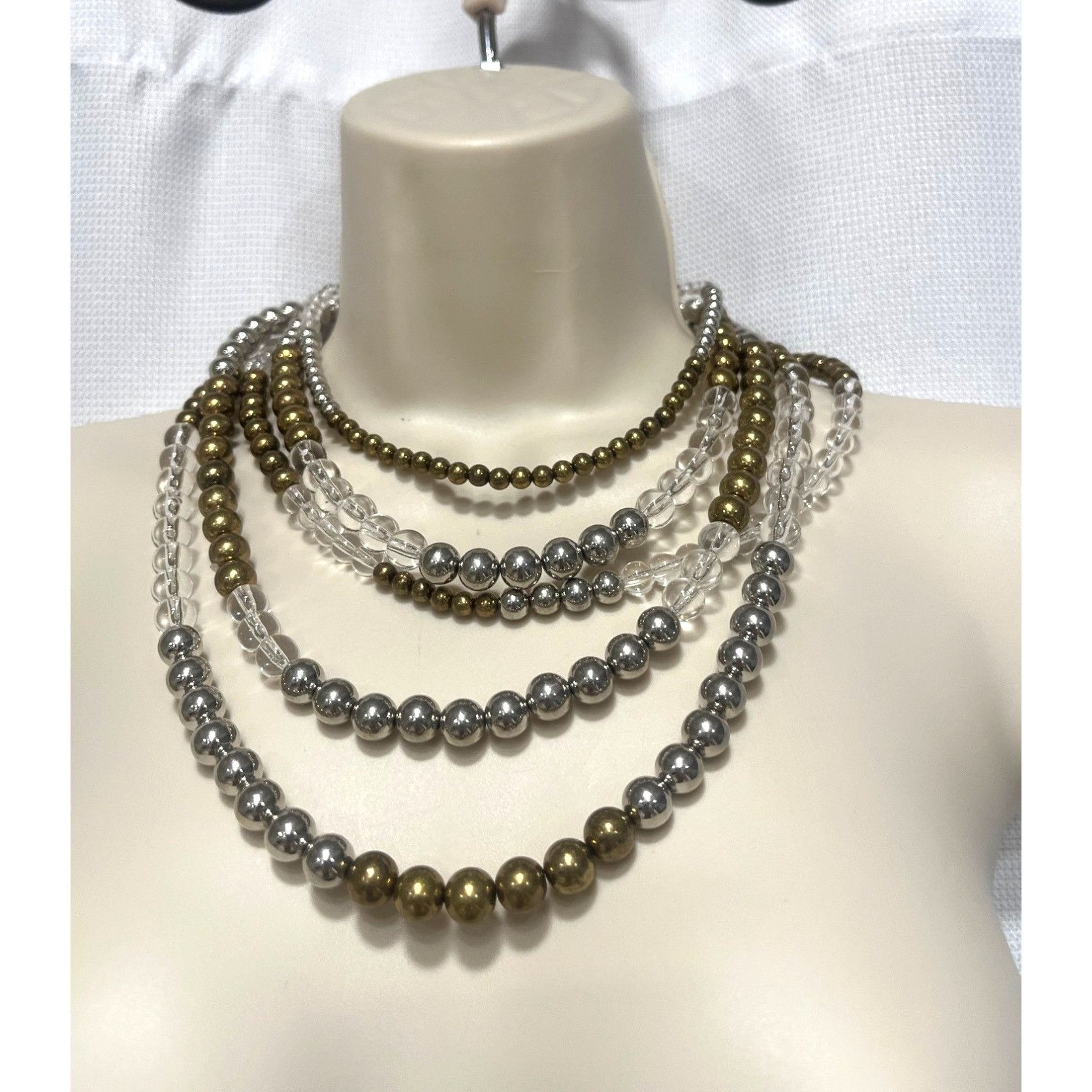 Other Macy's women's Multi-layered bead necklace Size ONE SIZE - 4 Thumbnail
