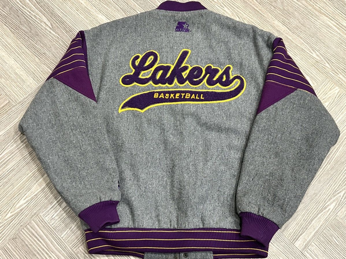 NBA × Starter × Vintage *VINTAGE 80s* Starter X Los Angeles Lakers Size US XL / EU 56 / 4 - 7 Thumbnail